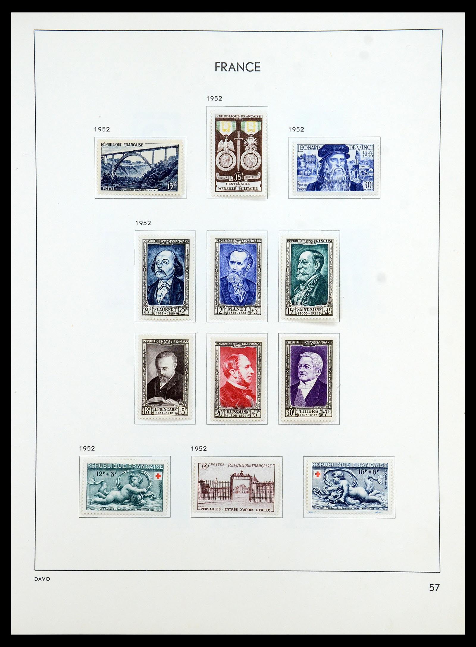 35783 062 - Stamp Collection 35783 France 1849-1988. 
