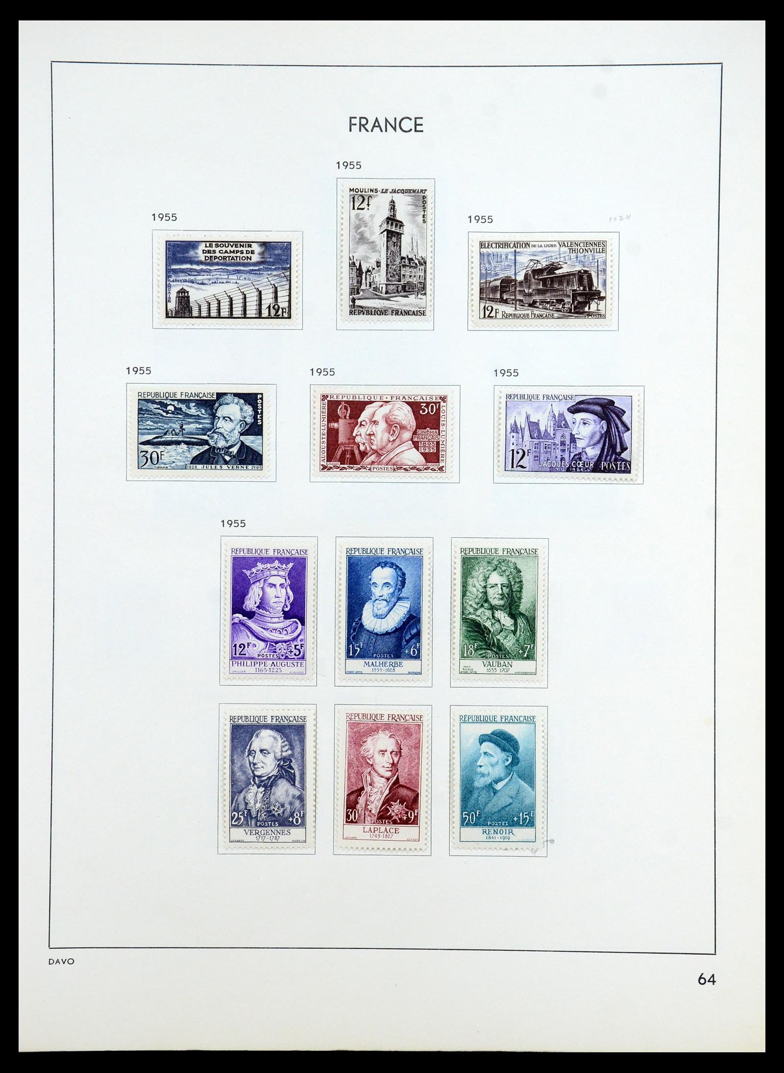 35783 069 - Stamp Collection 35783 France 1849-1988. 