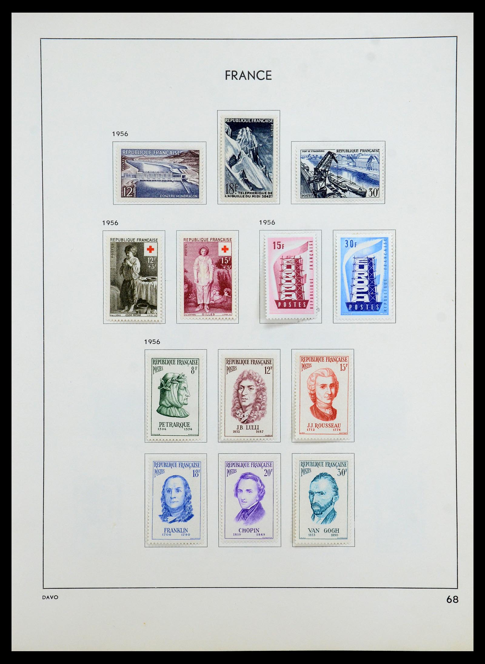 35783 073 - Stamp Collection 35783 France 1849-1988. 