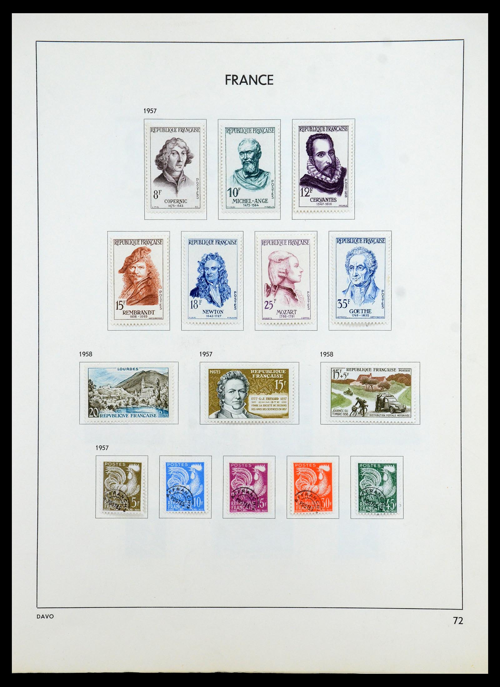 35783 077 - Stamp Collection 35783 France 1849-1988. 