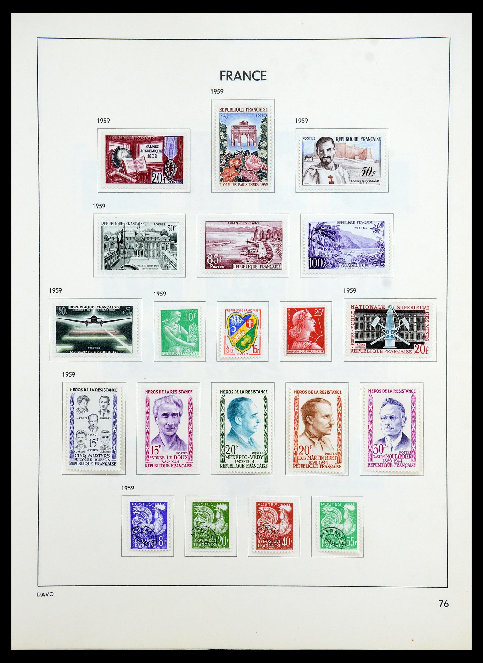 35783 081 - Stamp Collection 35783 France 1849-1988. 