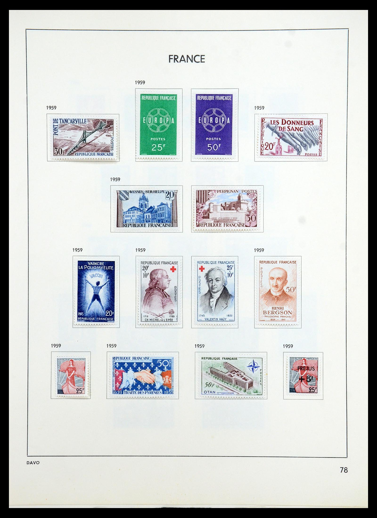 35783 083 - Stamp Collection 35783 France 1849-1988. 