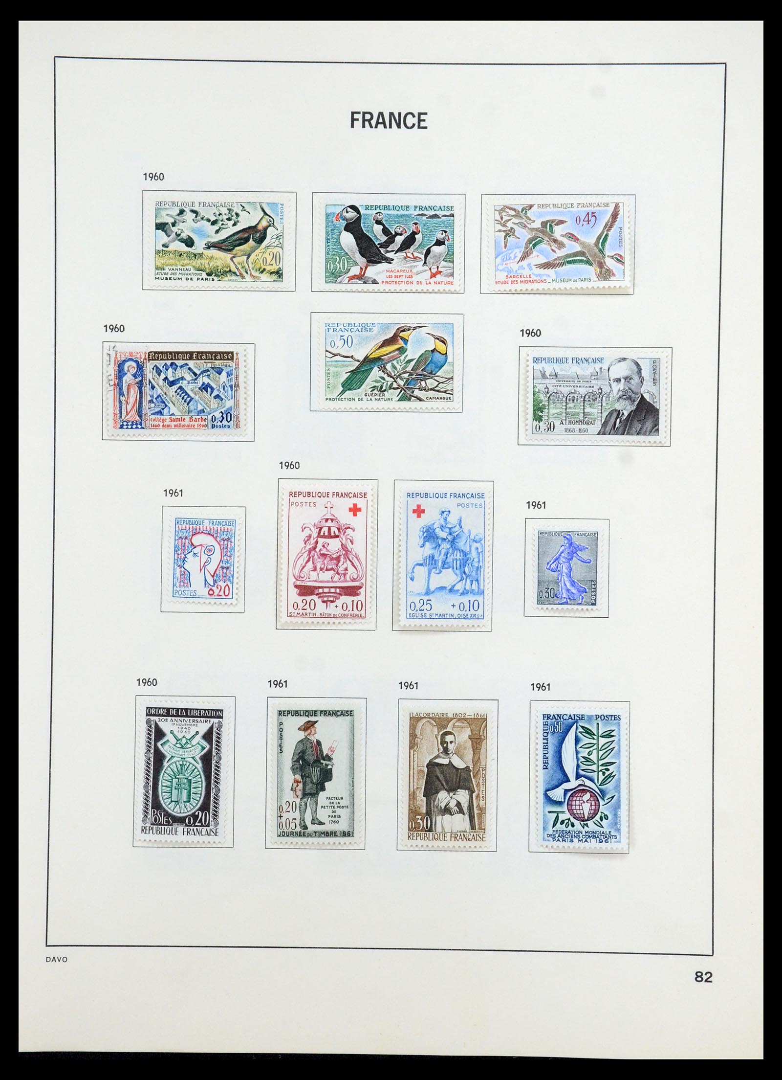 35783 087 - Stamp Collection 35783 France 1849-1988. 