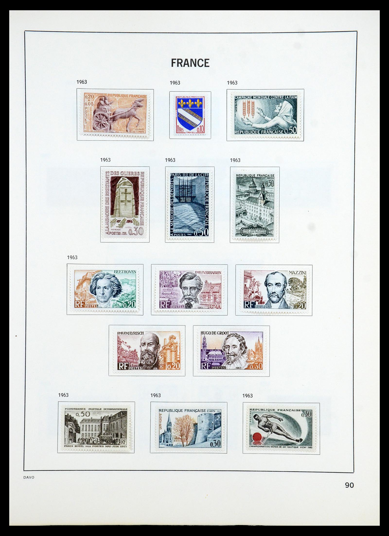 35783 095 - Stamp Collection 35783 France 1849-1988. 