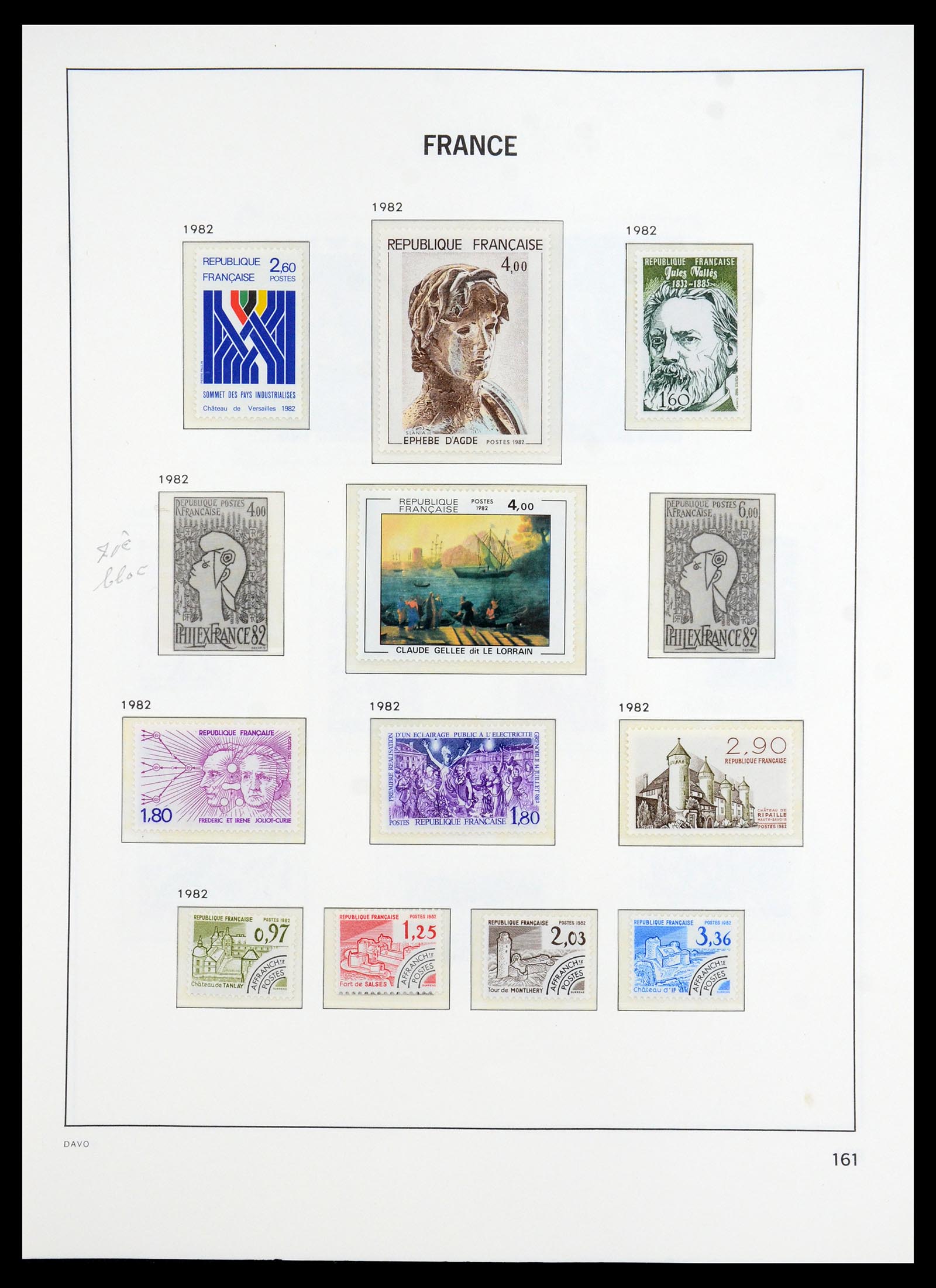 35783 181 - Stamp Collection 35783 France 1849-1988. 