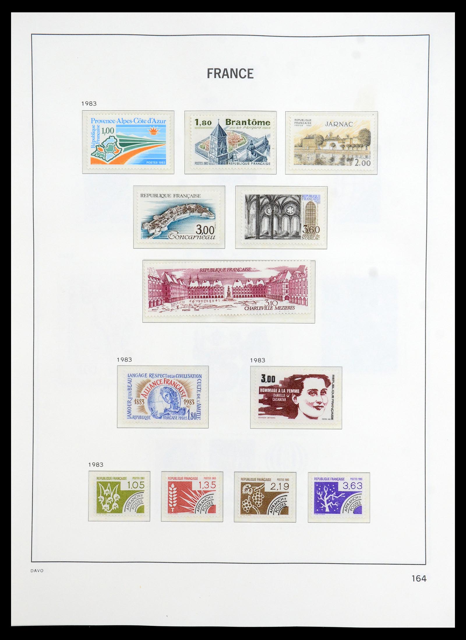 35783 184 - Stamp Collection 35783 France 1849-1988. 