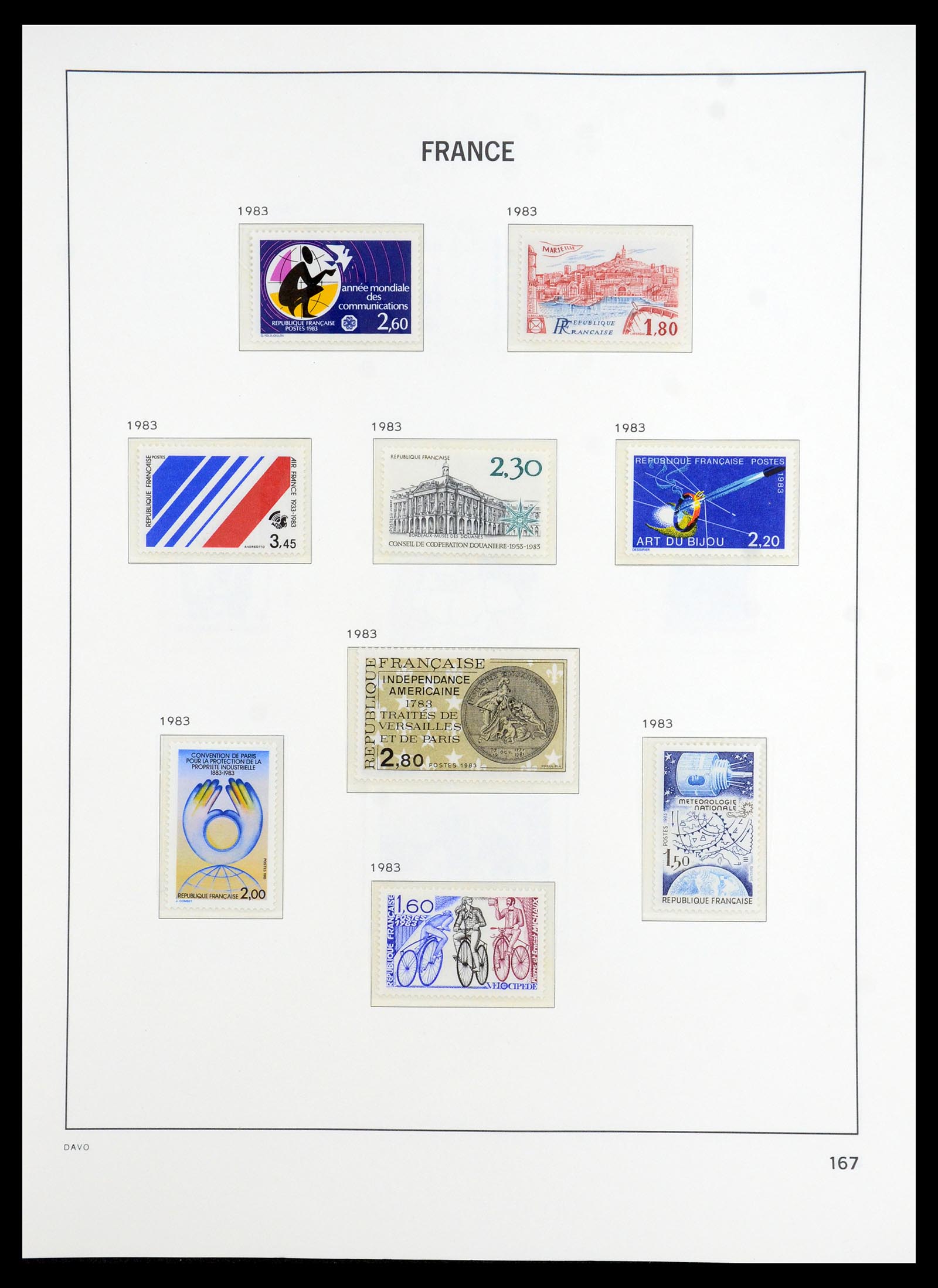 35783 187 - Stamp Collection 35783 France 1849-1988. 