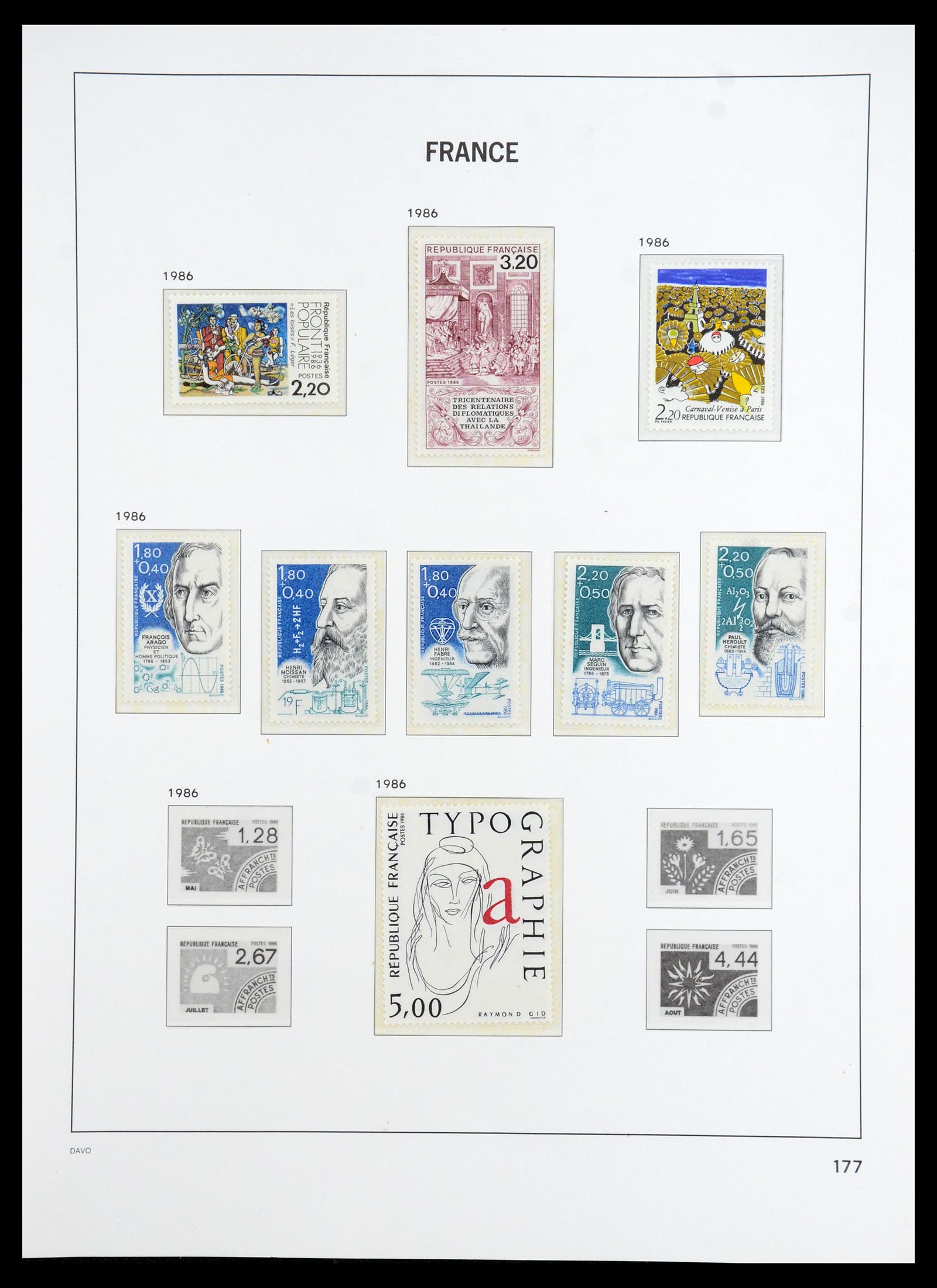 35783 197 - Stamp Collection 35783 France 1849-1988. 