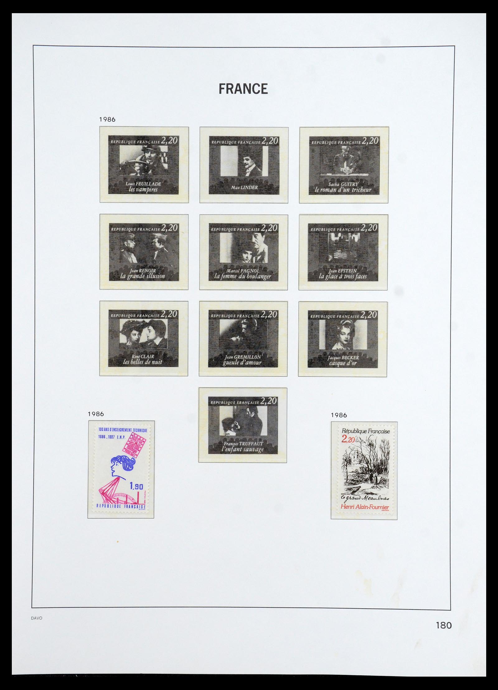 35783 201 - Postzegelverzameling 35783 Frankrijk 1849-1988.