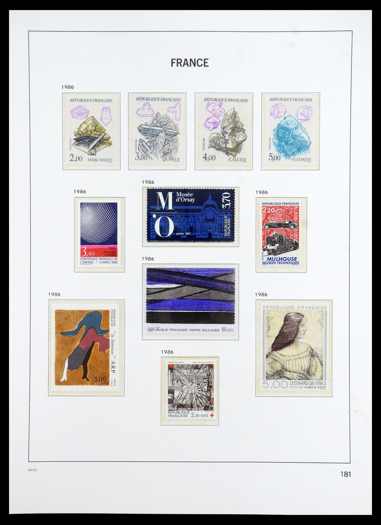 35783 202 - Postzegelverzameling 35783 Frankrijk 1849-1988.