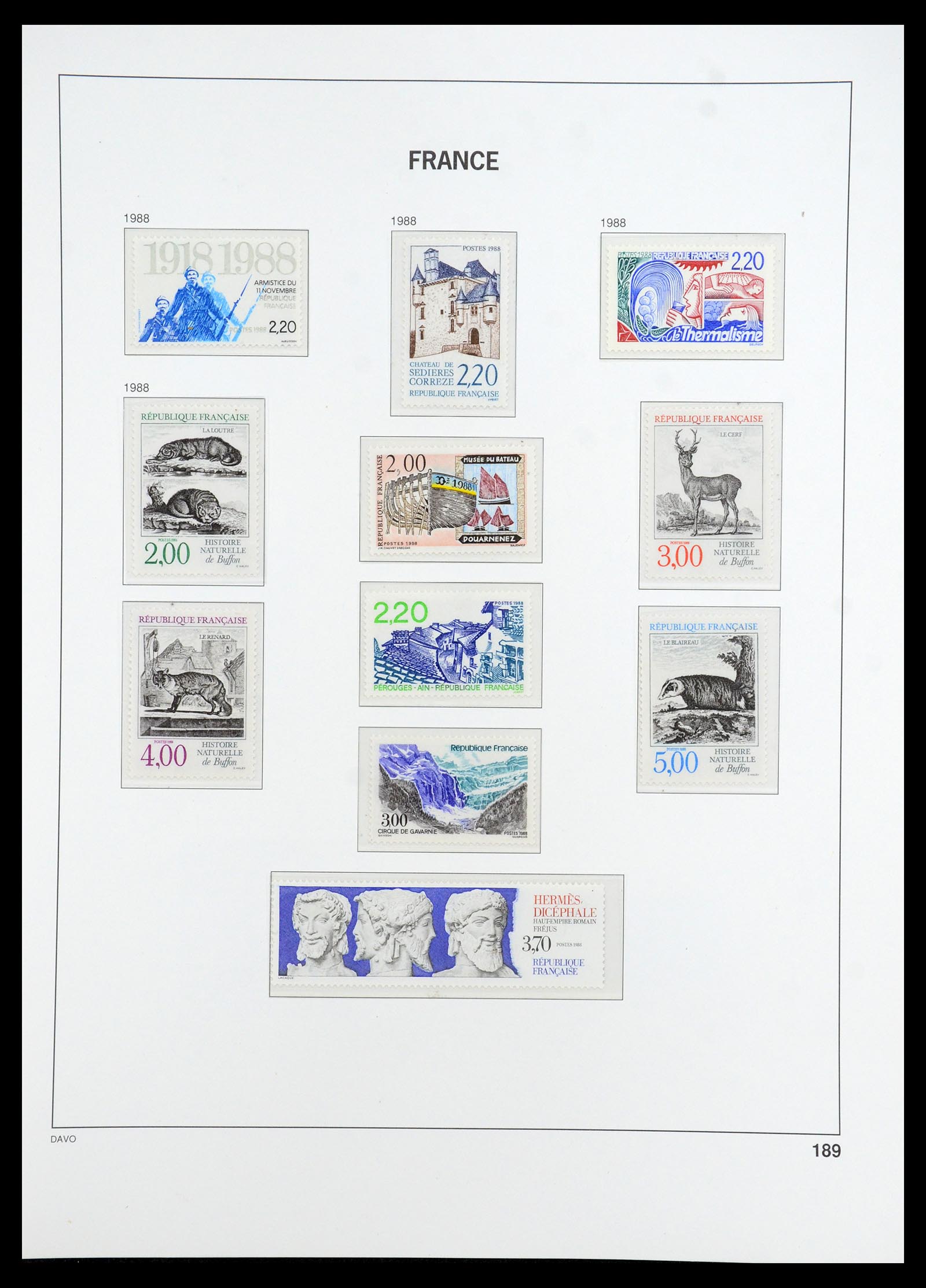 35783 211 - Postzegelverzameling 35783 Frankrijk 1849-1988.