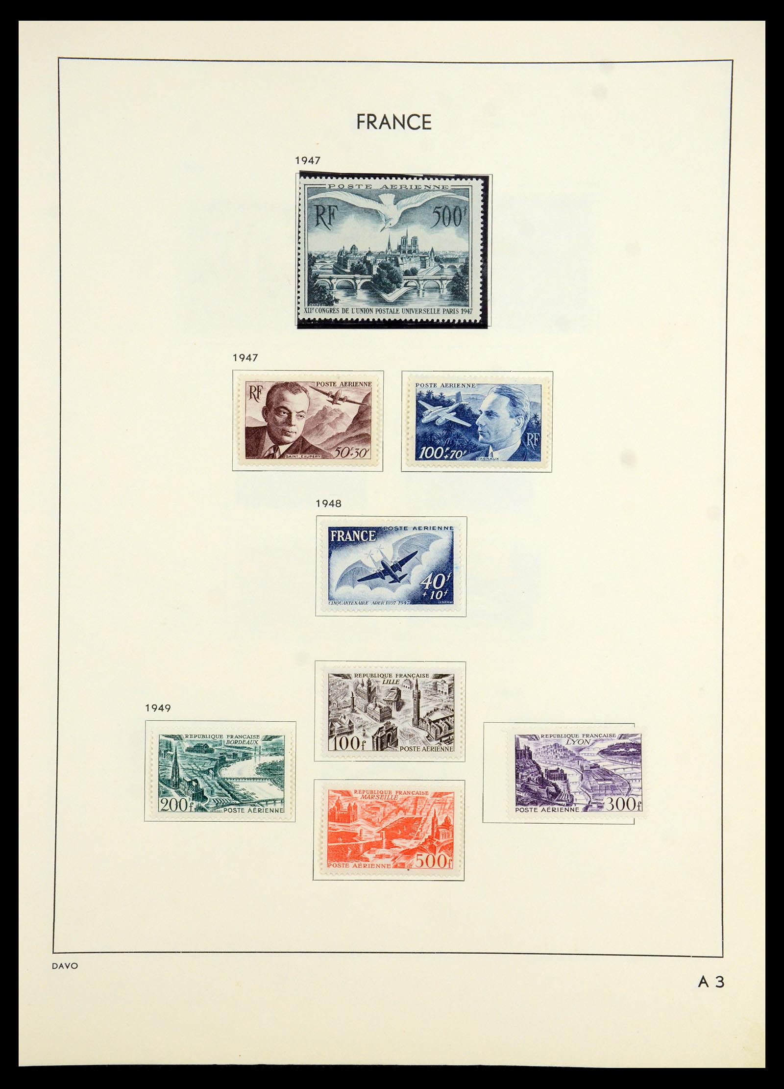 35783 215 - Stamp Collection 35783 France 1849-1988. 