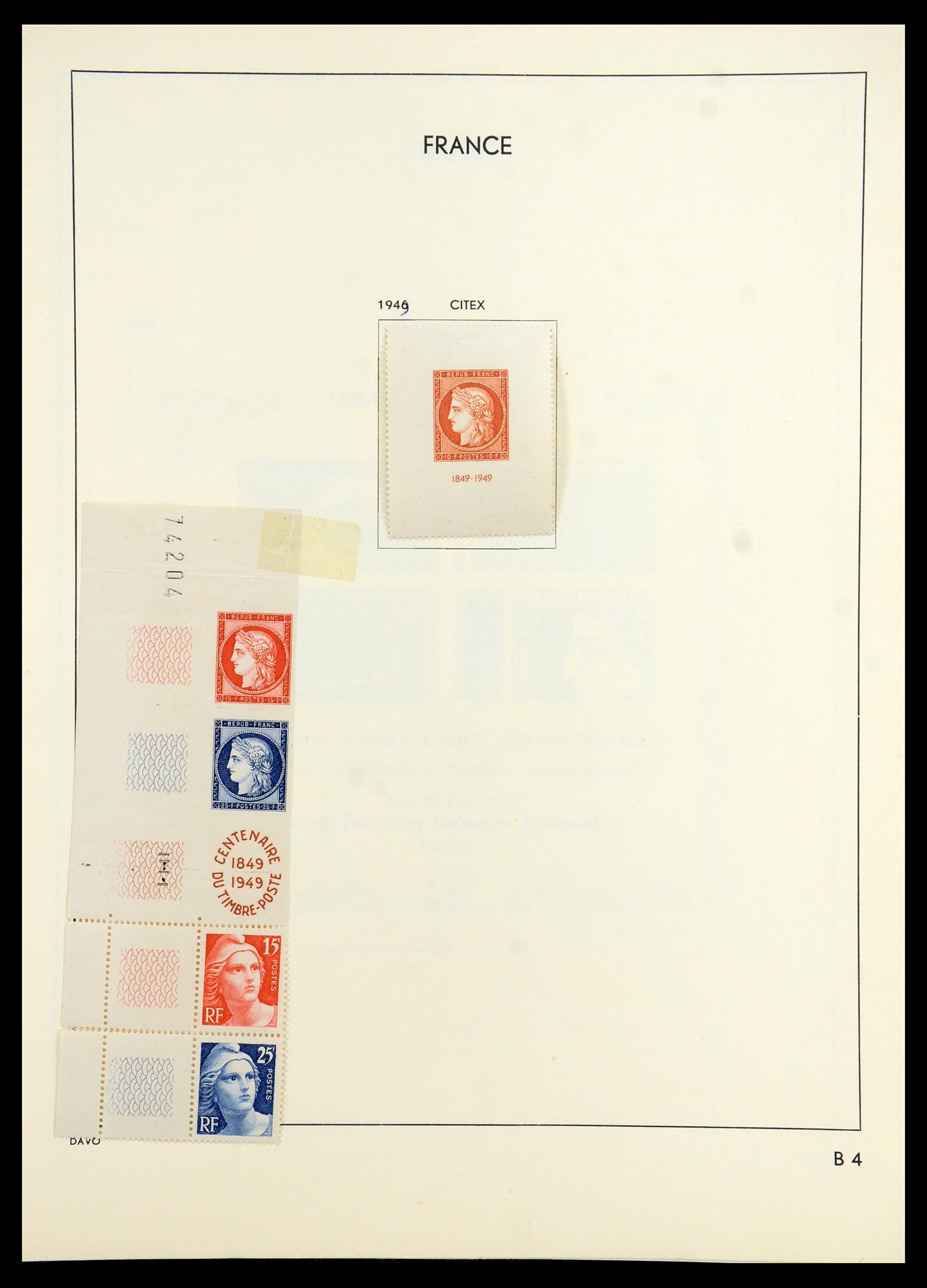 35783 222 - Postzegelverzameling 35783 Frankrijk 1849-1988.