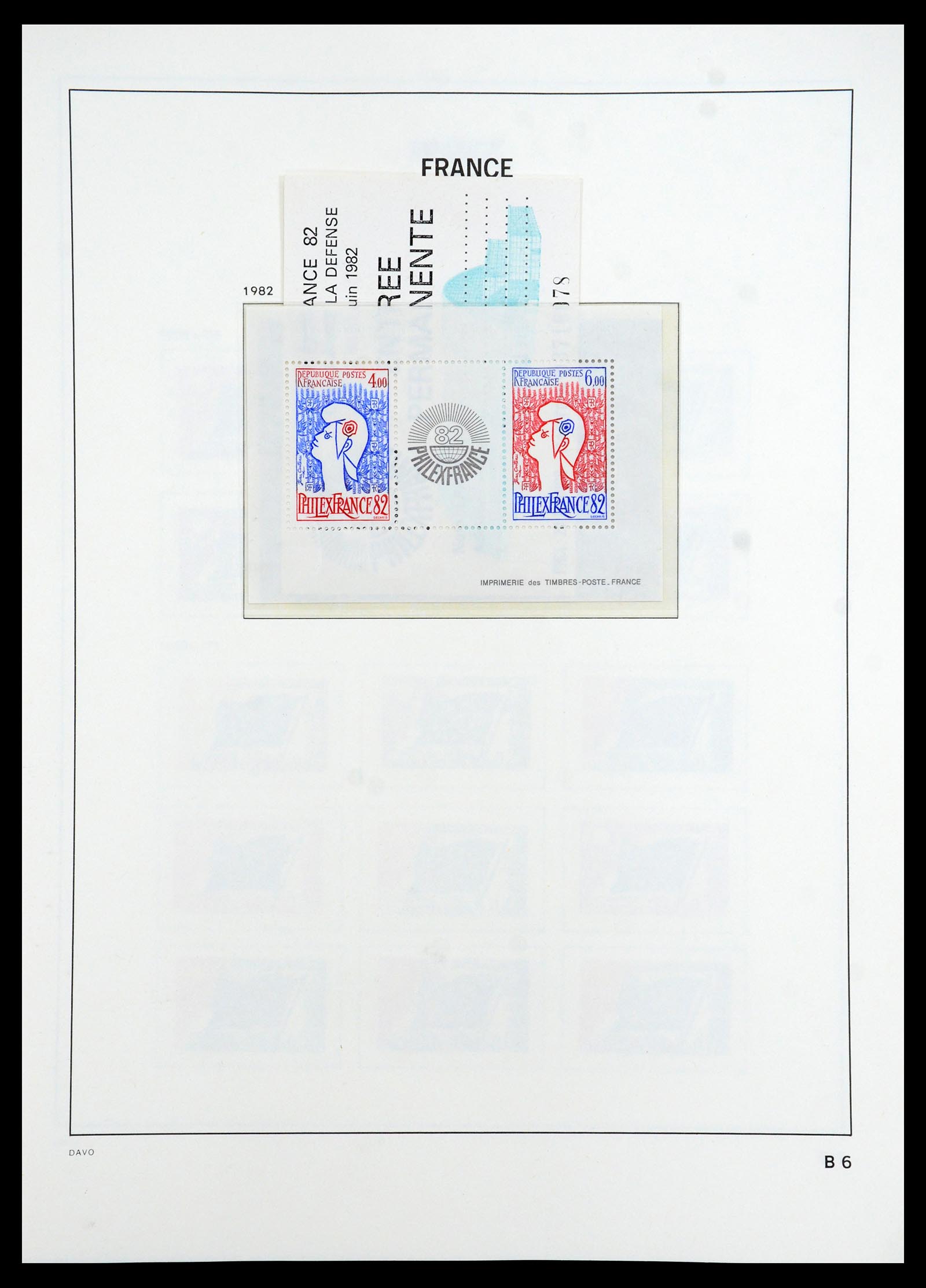 35783 224 - Postzegelverzameling 35783 Frankrijk 1849-1988.