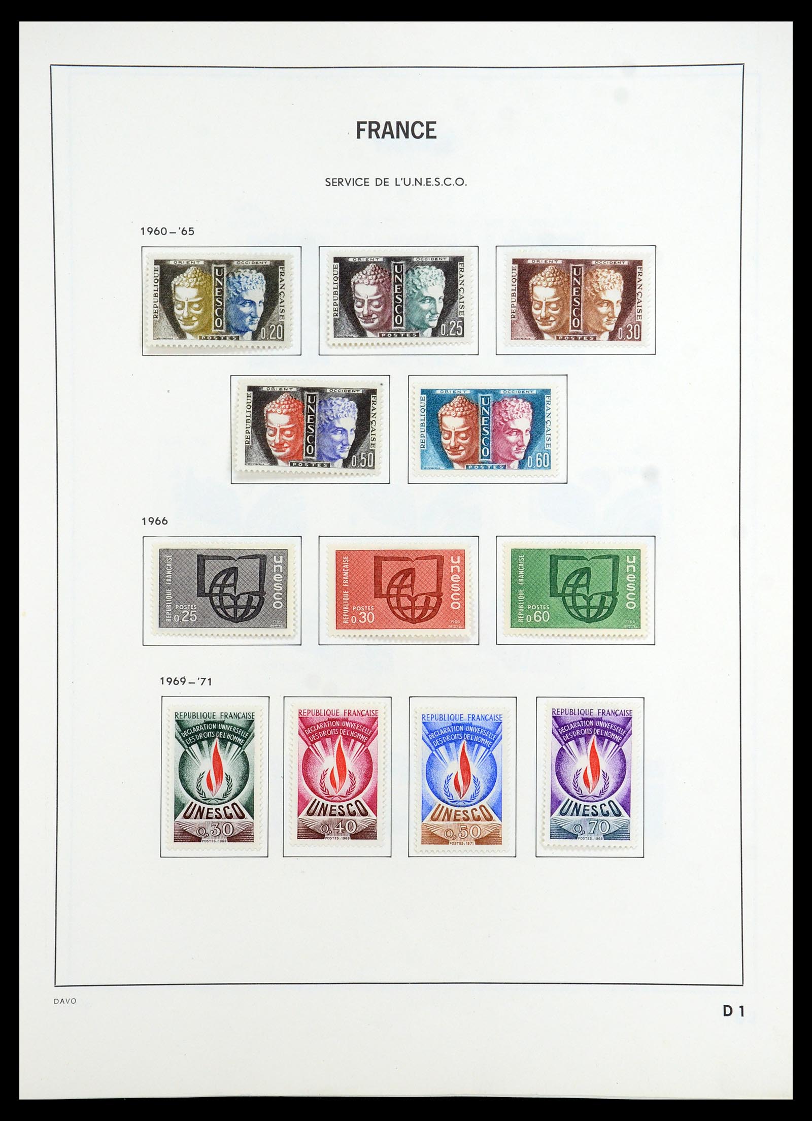 35783 227 - Postzegelverzameling 35783 Frankrijk 1849-1988.