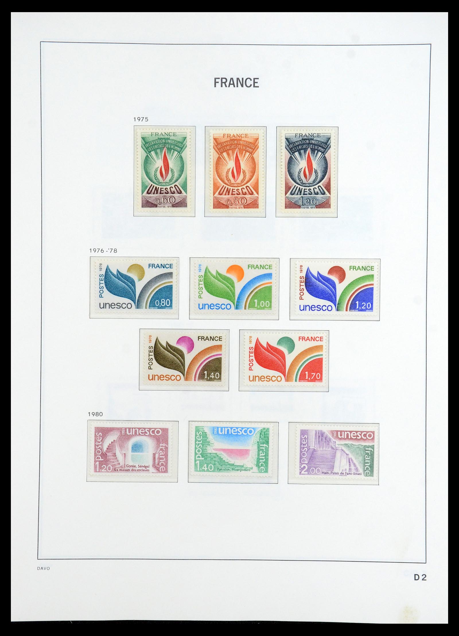 35783 228 - Postzegelverzameling 35783 Frankrijk 1849-1988.