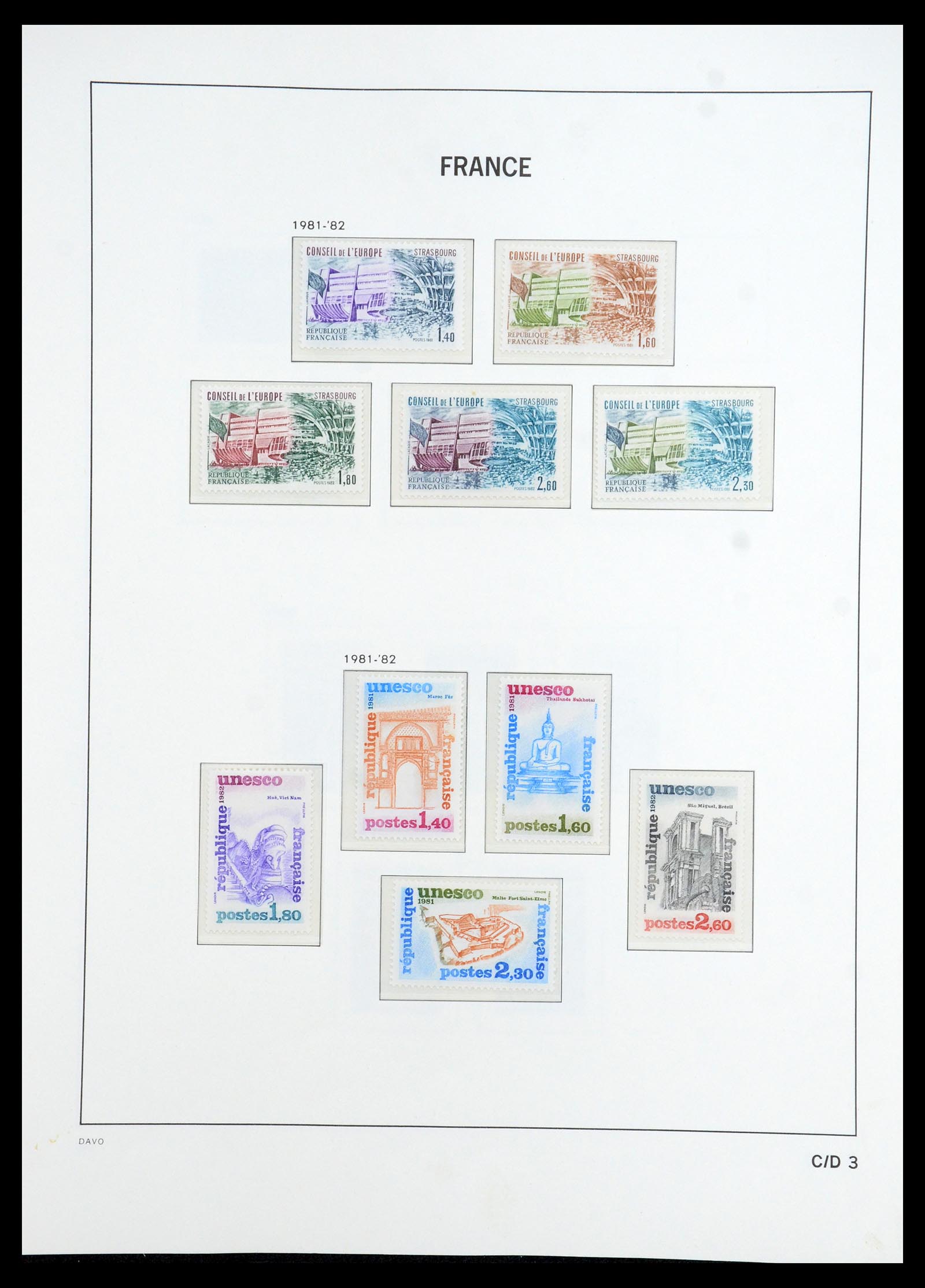 35783 229 - Stamp Collection 35783 France 1849-1988. 