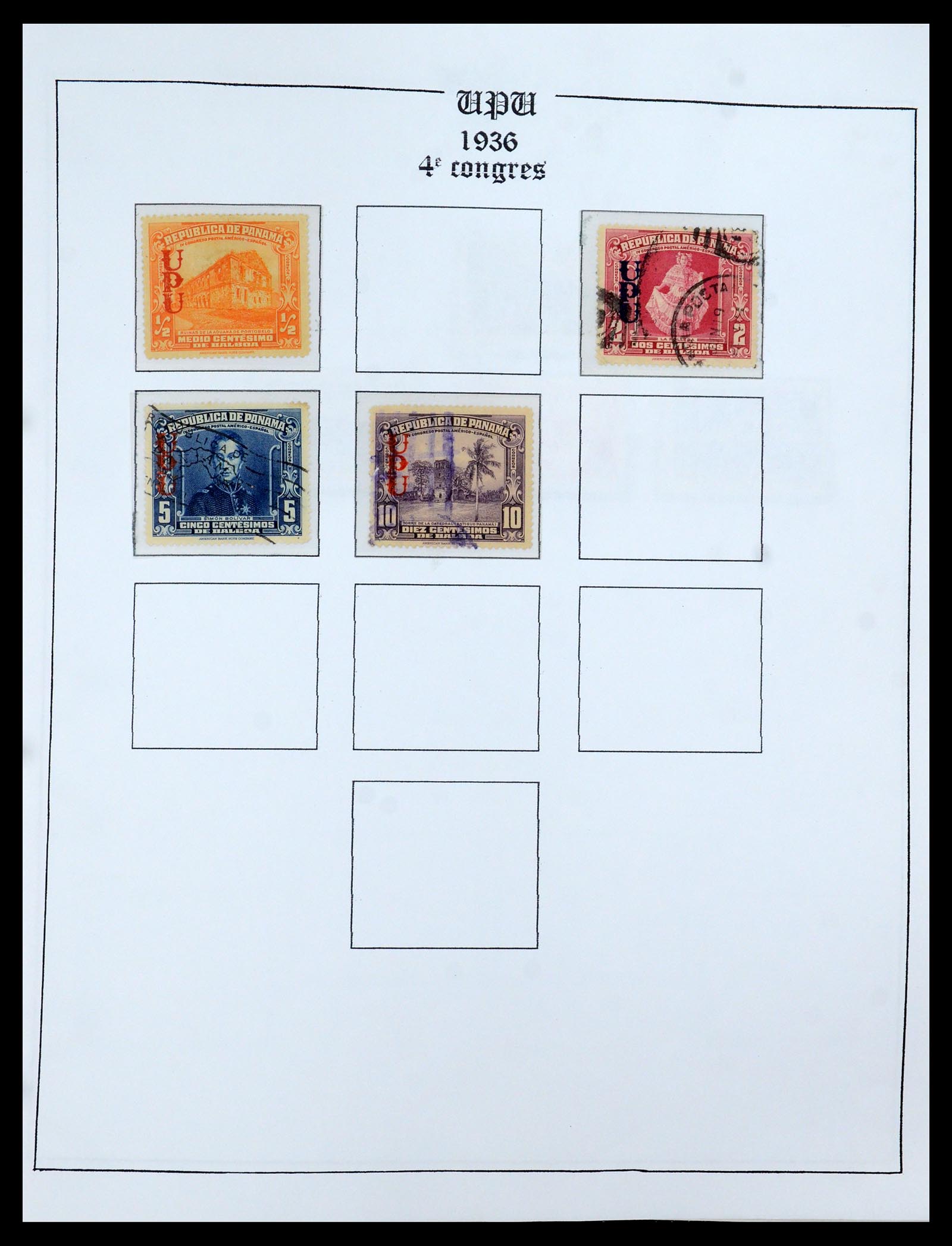 35784 009 - Postzegelverzameling 35784 Motief UPU 1899-1984.