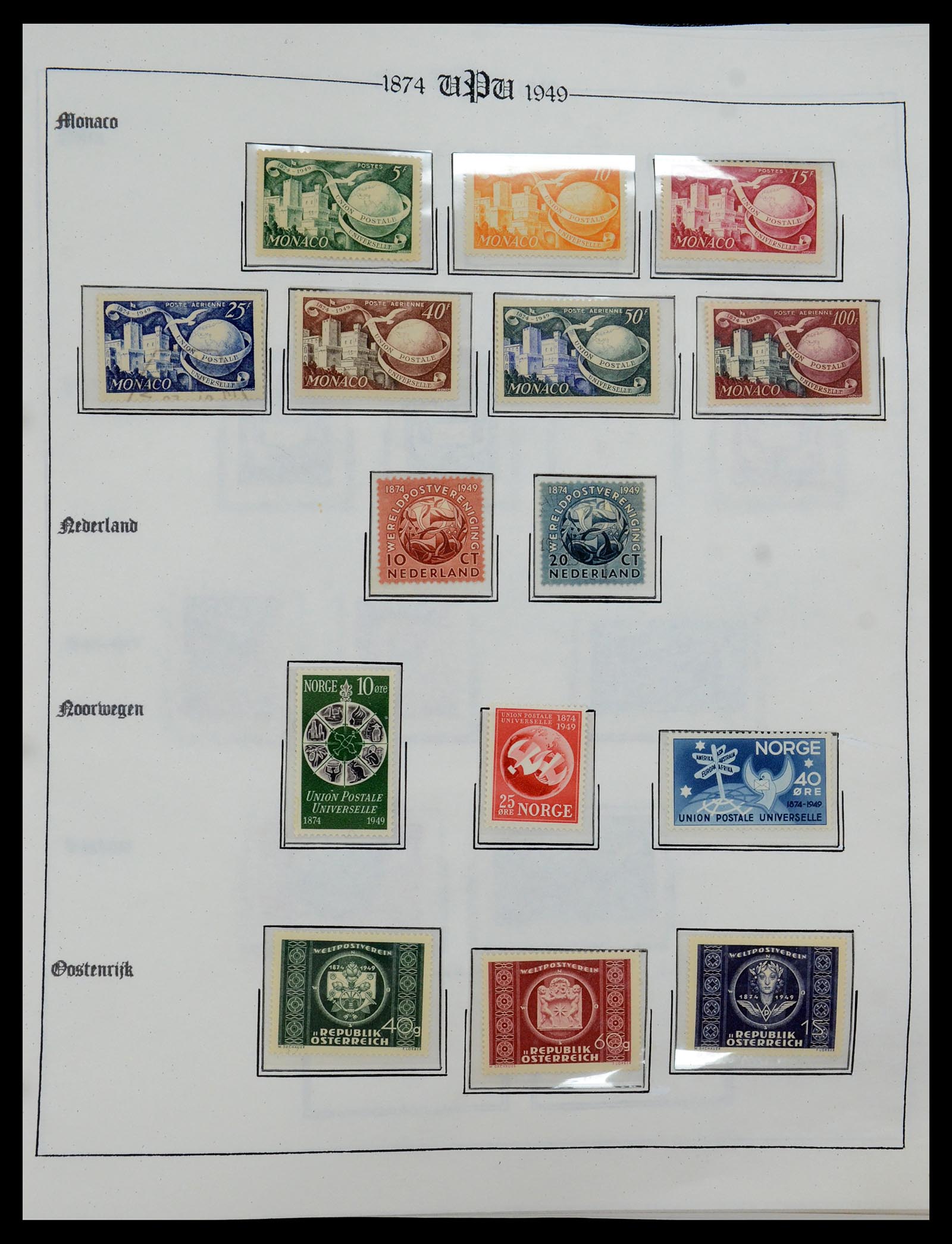 35784 016 - Postzegelverzameling 35784 Motief UPU 1899-1984.