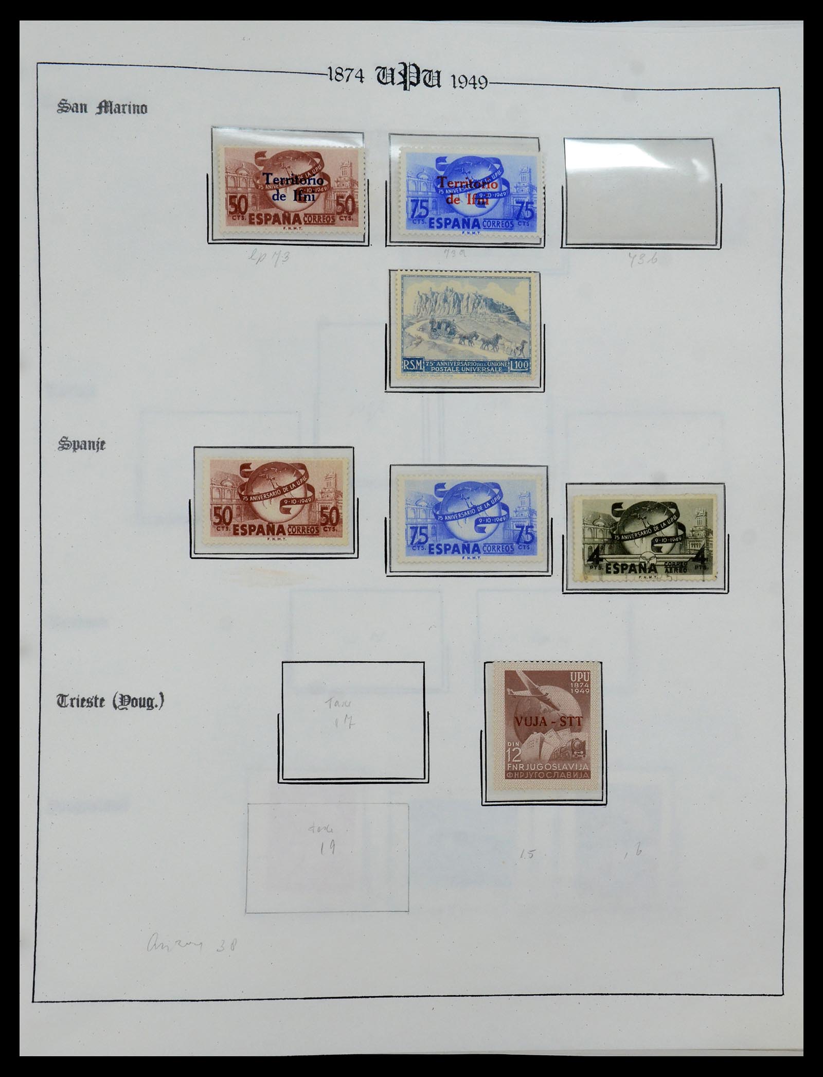 35784 018 - Stamp Collection 35784 Thematics UPU 1899-1984.