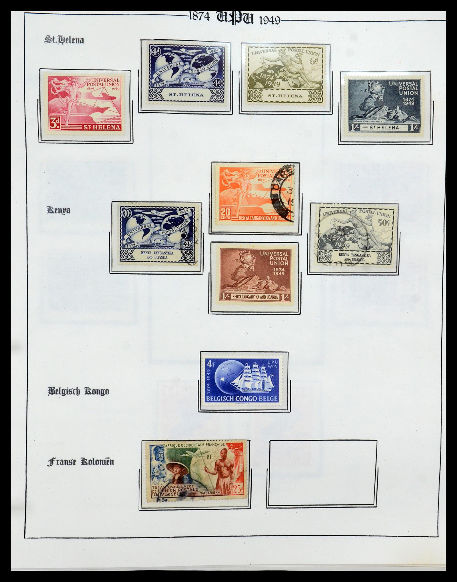 35784 025 - Postzegelverzameling 35784 Motief UPU 1899-1984.