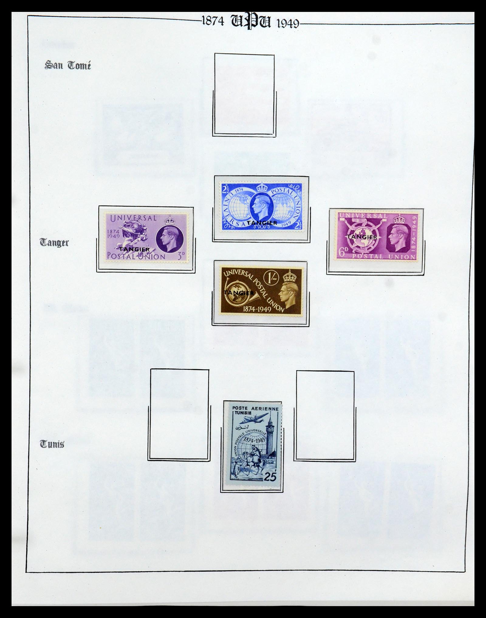 35784 032 - Postzegelverzameling 35784 Motief UPU 1899-1984.