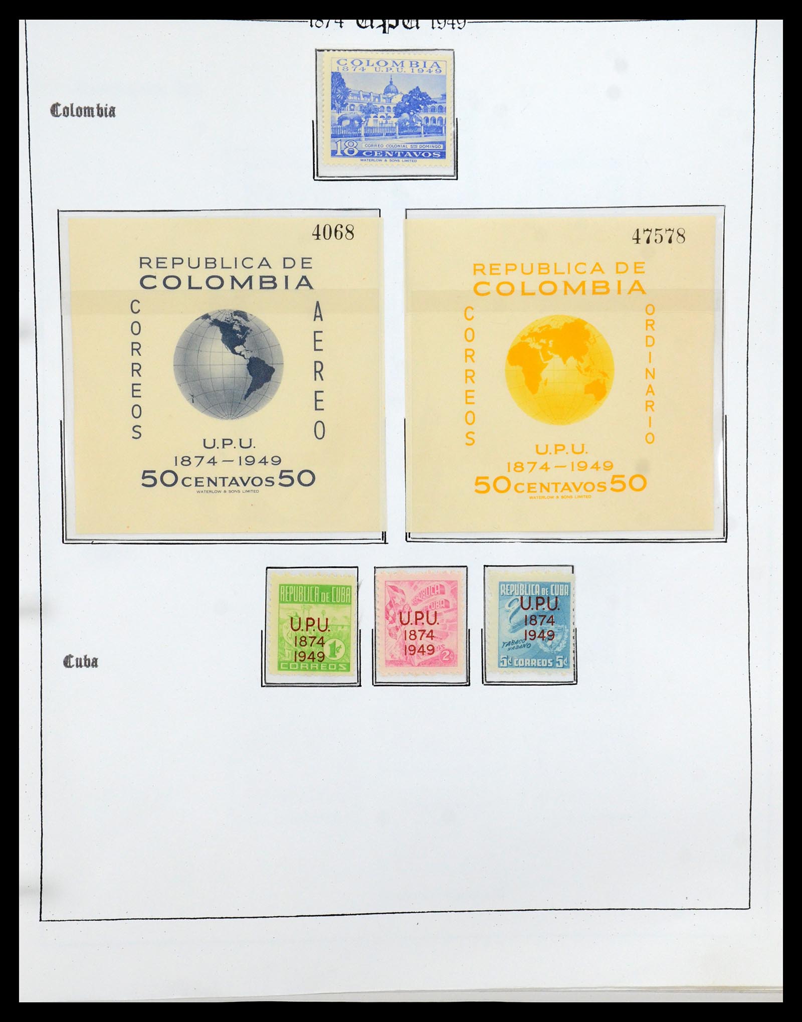 35784 037 - Stamp Collection 35784 Thematics UPU 1899-1984.