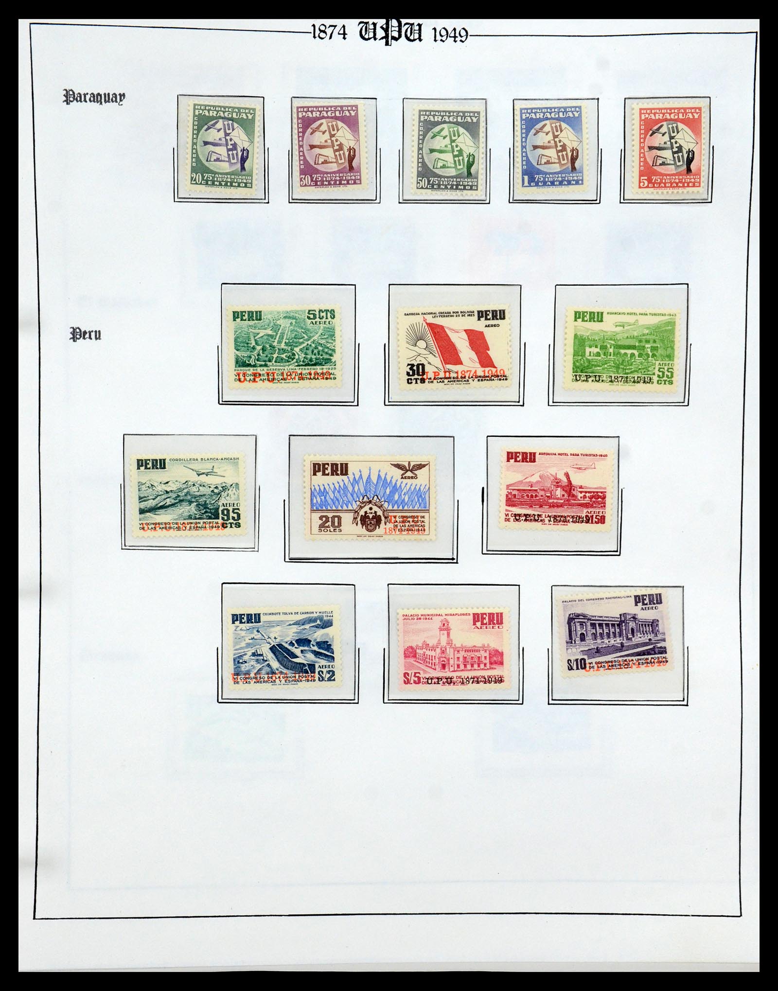 35784 043 - Postzegelverzameling 35784 Motief UPU 1899-1984.