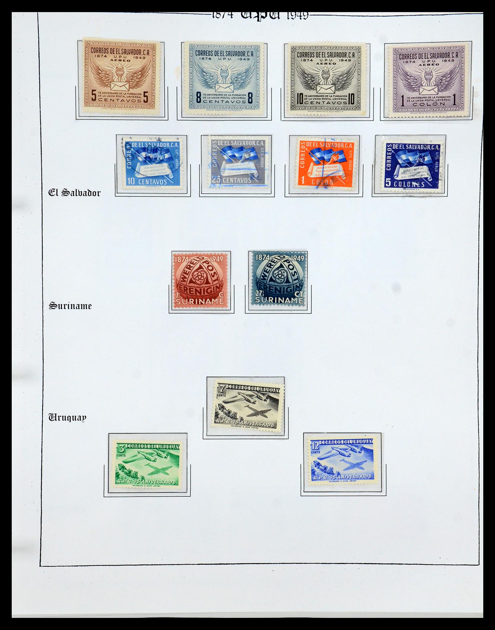 35784 044 - Postzegelverzameling 35784 Motief UPU 1899-1984.