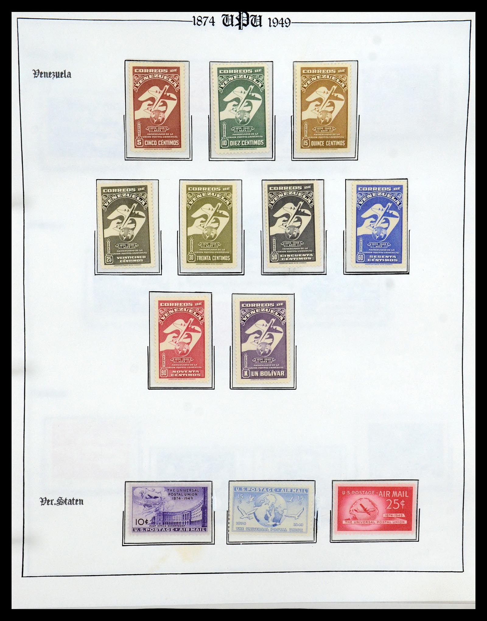 35784 045 - Postzegelverzameling 35784 Motief UPU 1899-1984.