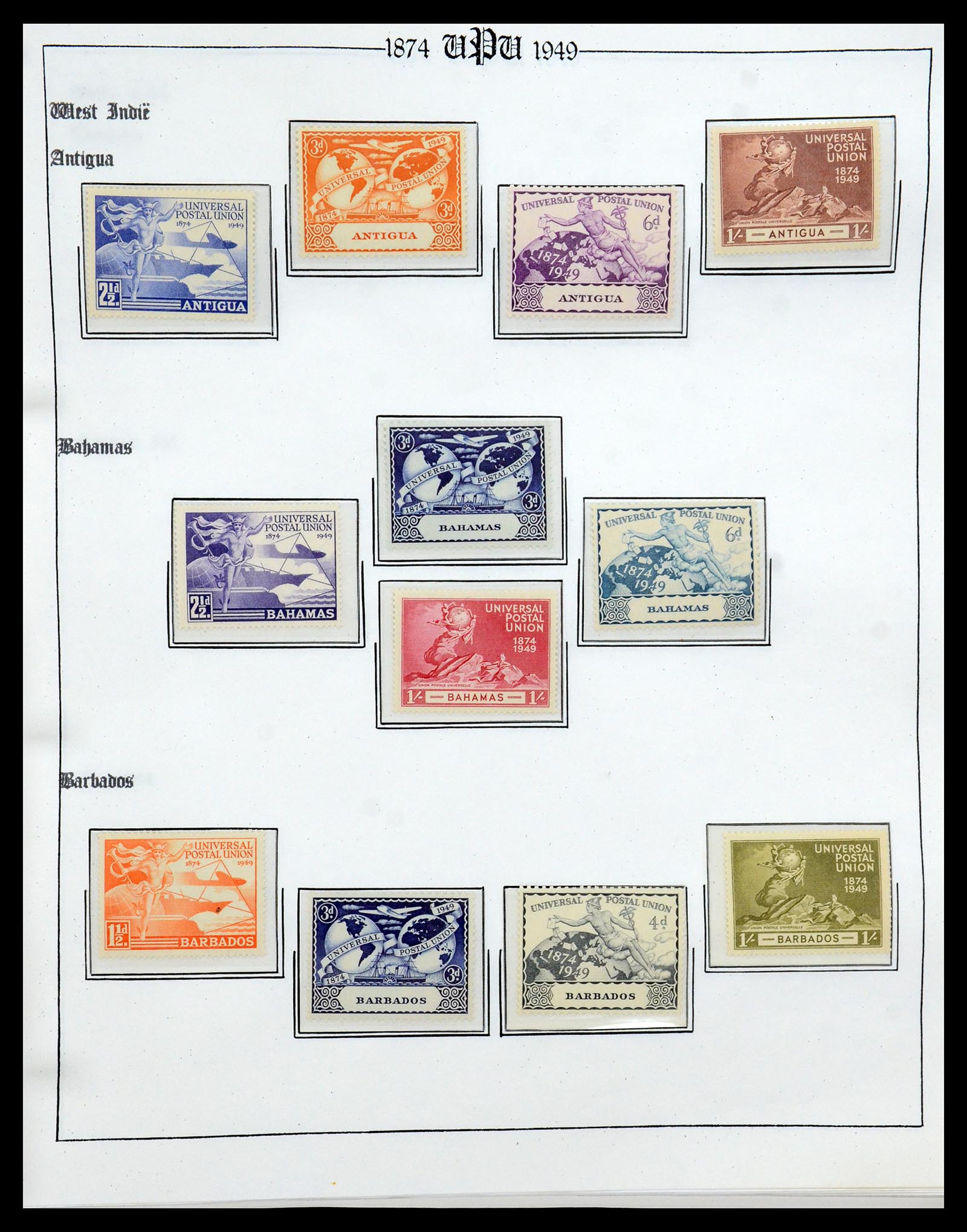 35784 046 - Postzegelverzameling 35784 Motief UPU 1899-1984.