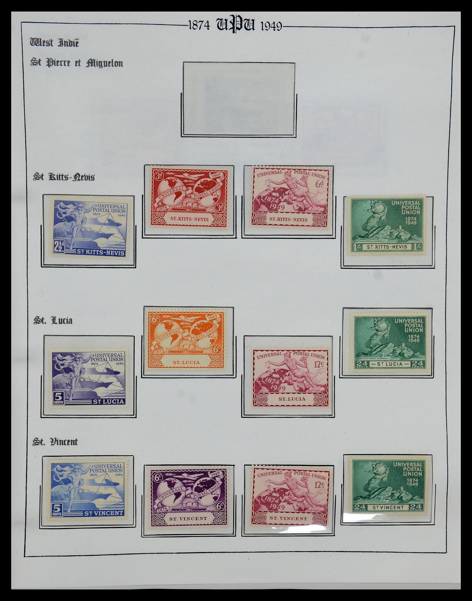 35784 050 - Postzegelverzameling 35784 Motief UPU 1899-1984.