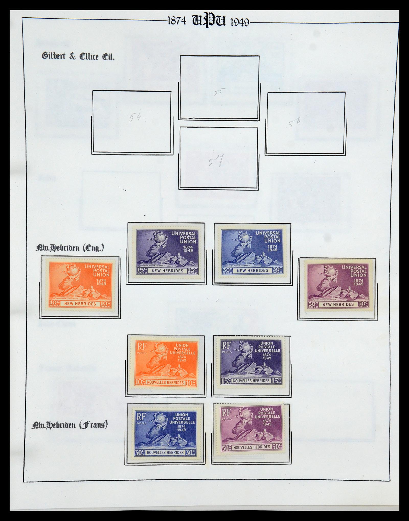 35784 056 - Postzegelverzameling 35784 Motief UPU 1899-1984.