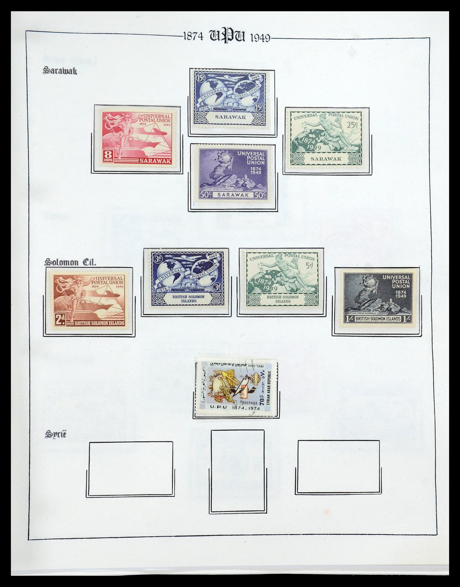 35784 069 - Postzegelverzameling 35784 Motief UPU 1899-1984.