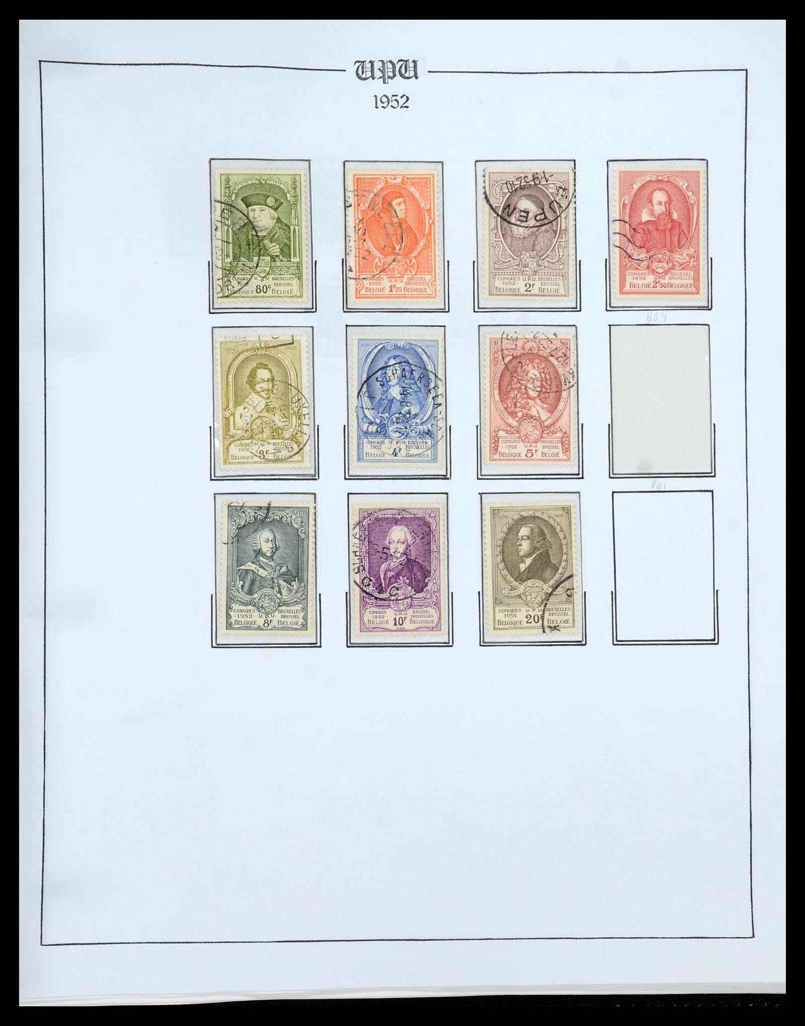 35784 072 - Postzegelverzameling 35784 Motief UPU 1899-1984.