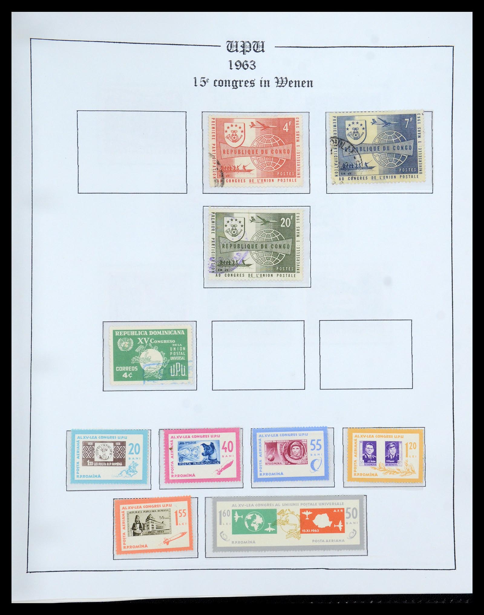 35784 074 - Postzegelverzameling 35784 Motief UPU 1899-1984.