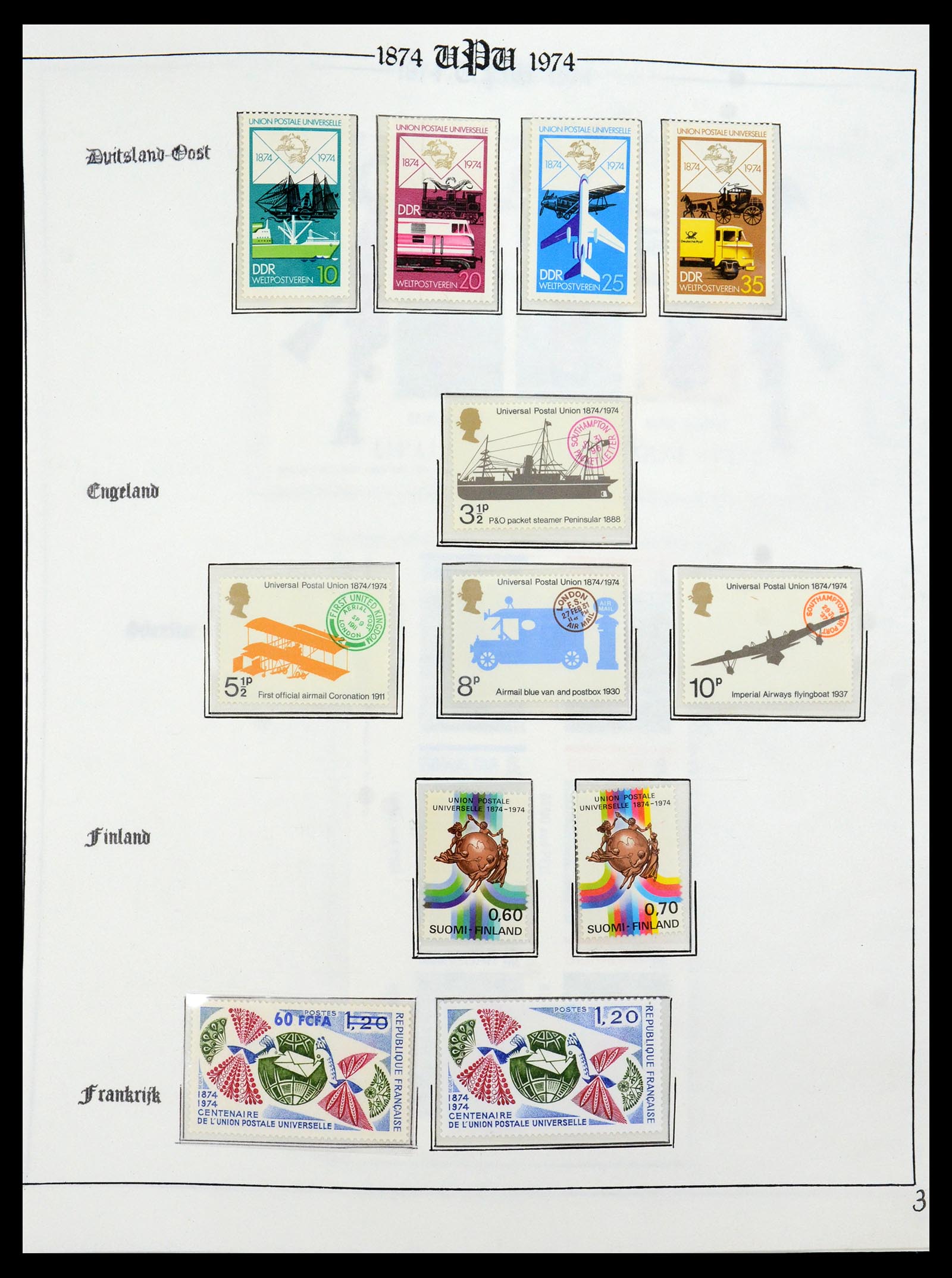 35784 085 - Stamp Collection 35784 Thematics UPU 1899-1984.