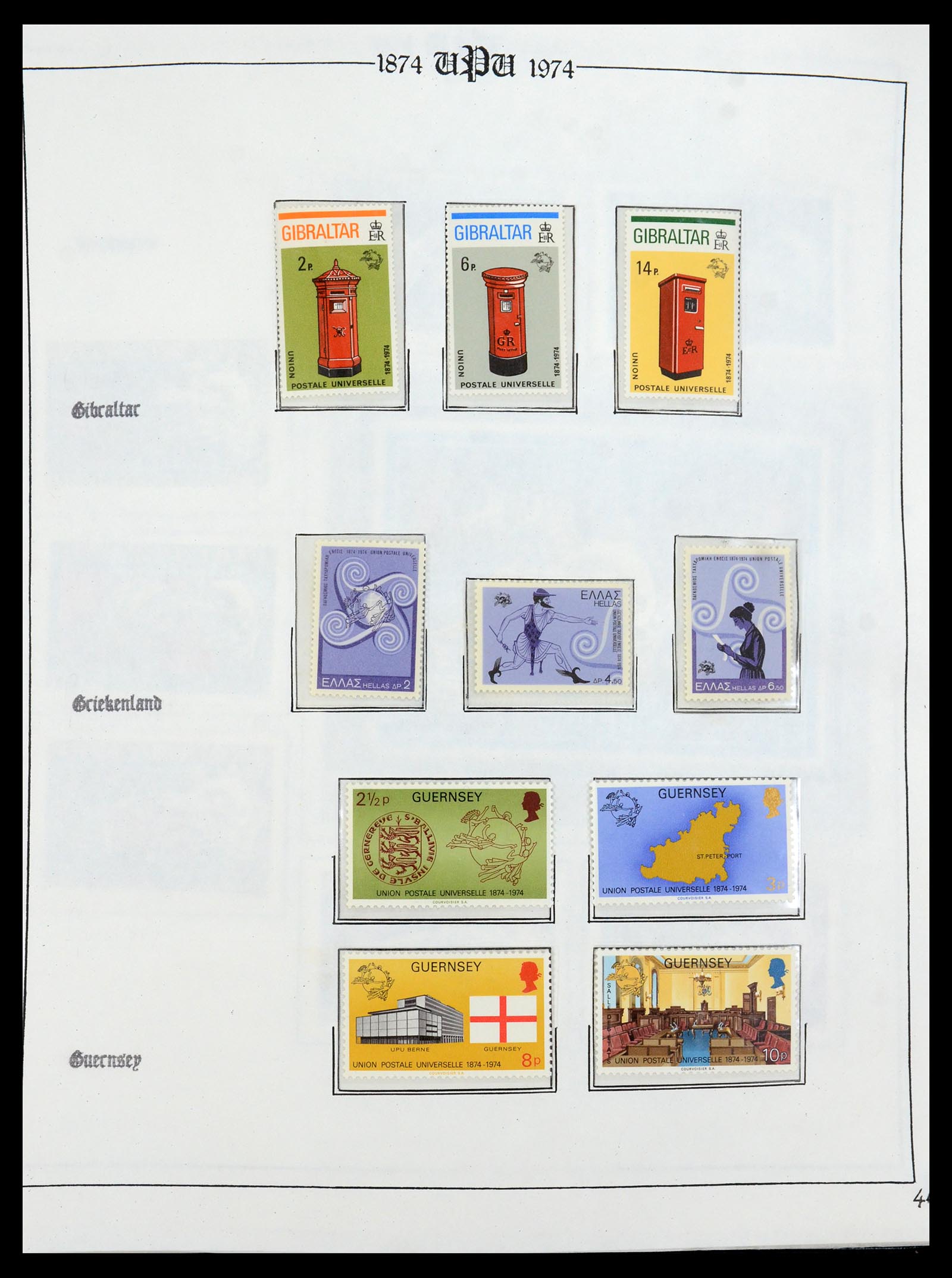 35784 087 - Stamp Collection 35784 Thematics UPU 1899-1984.