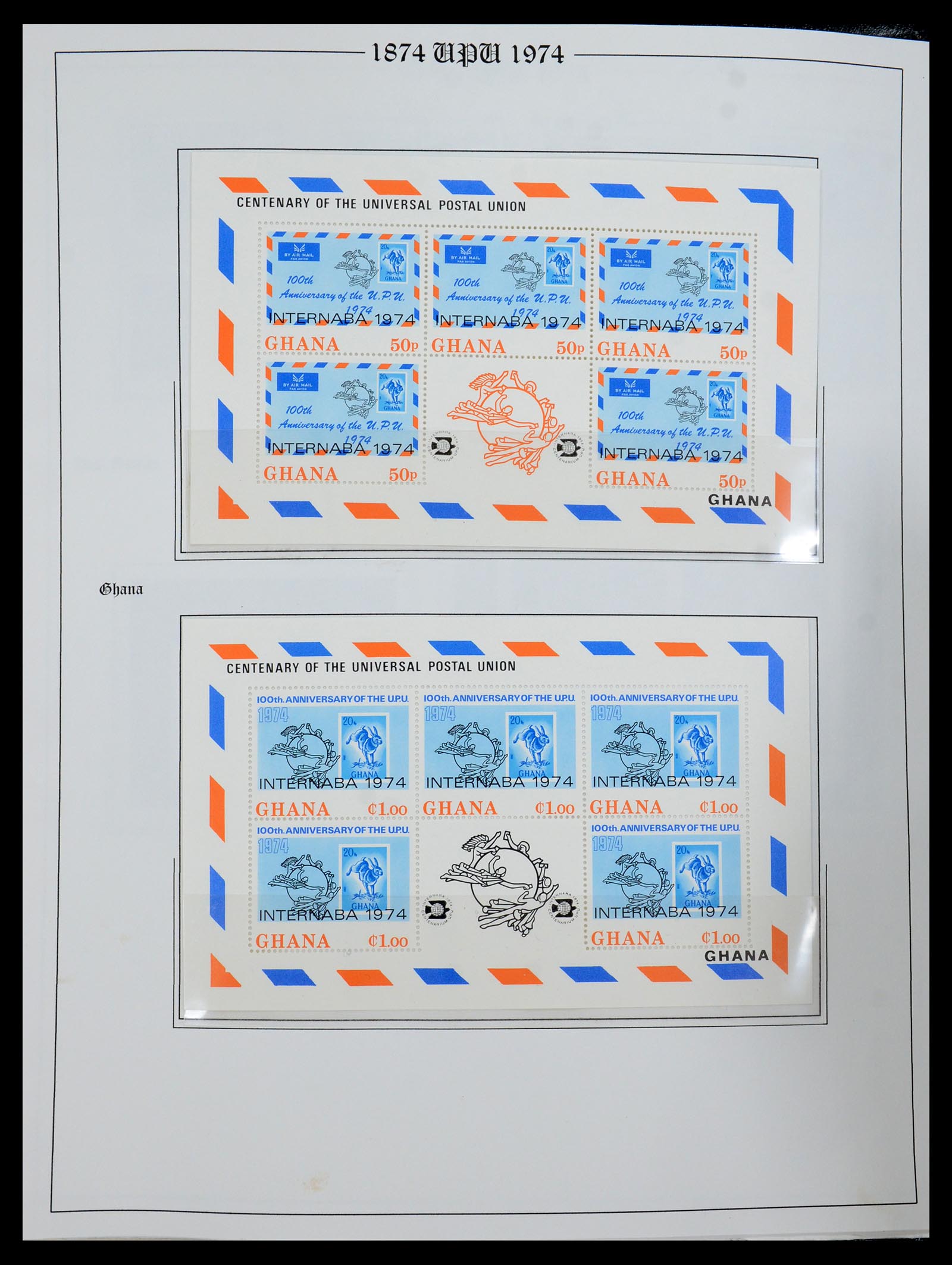 35784 106 - Postzegelverzameling 35784 Motief UPU 1899-1984.