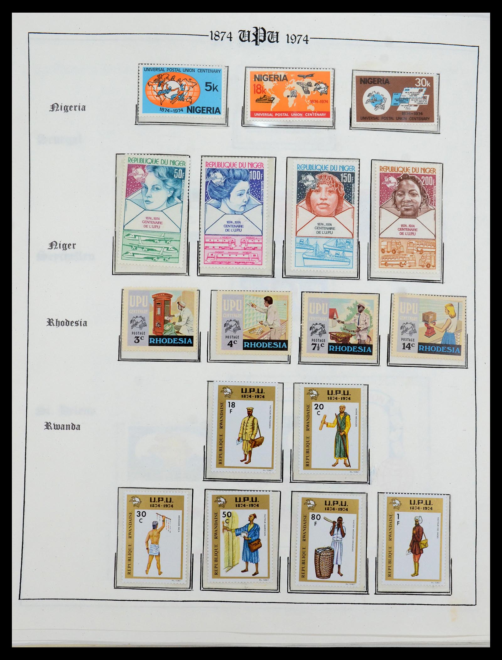 35784 114 - Postzegelverzameling 35784 Motief UPU 1899-1984.