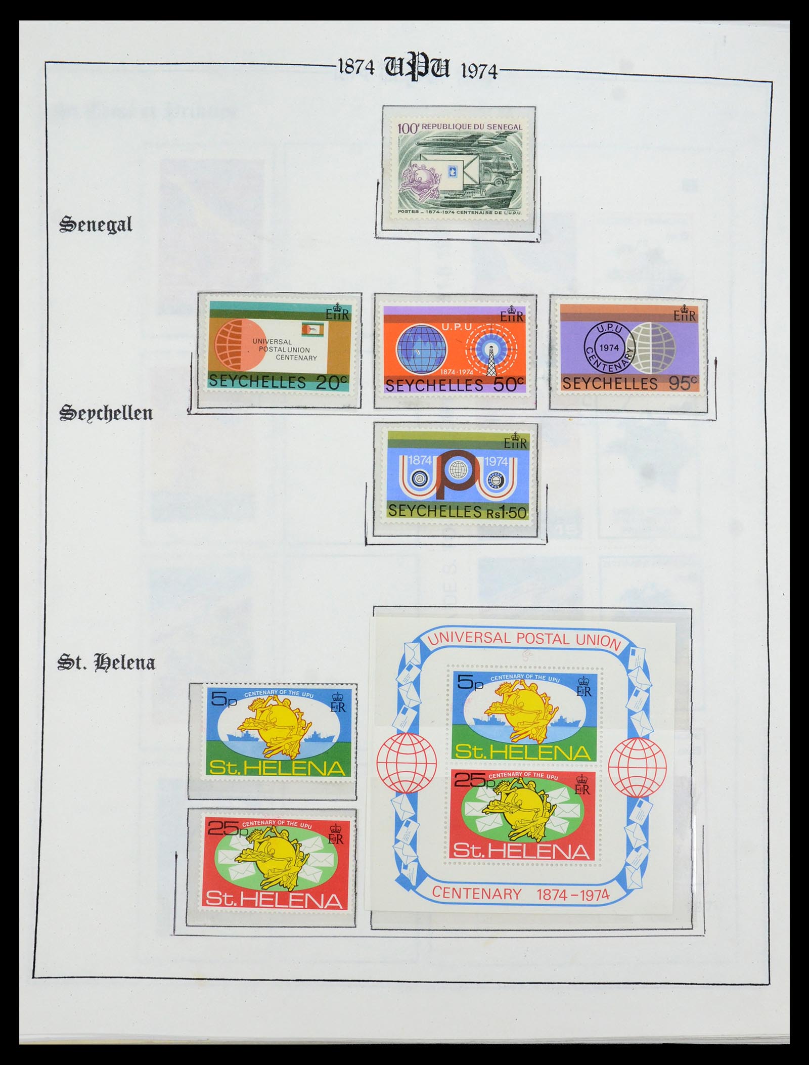 35784 115 - Postzegelverzameling 35784 Motief UPU 1899-1984.