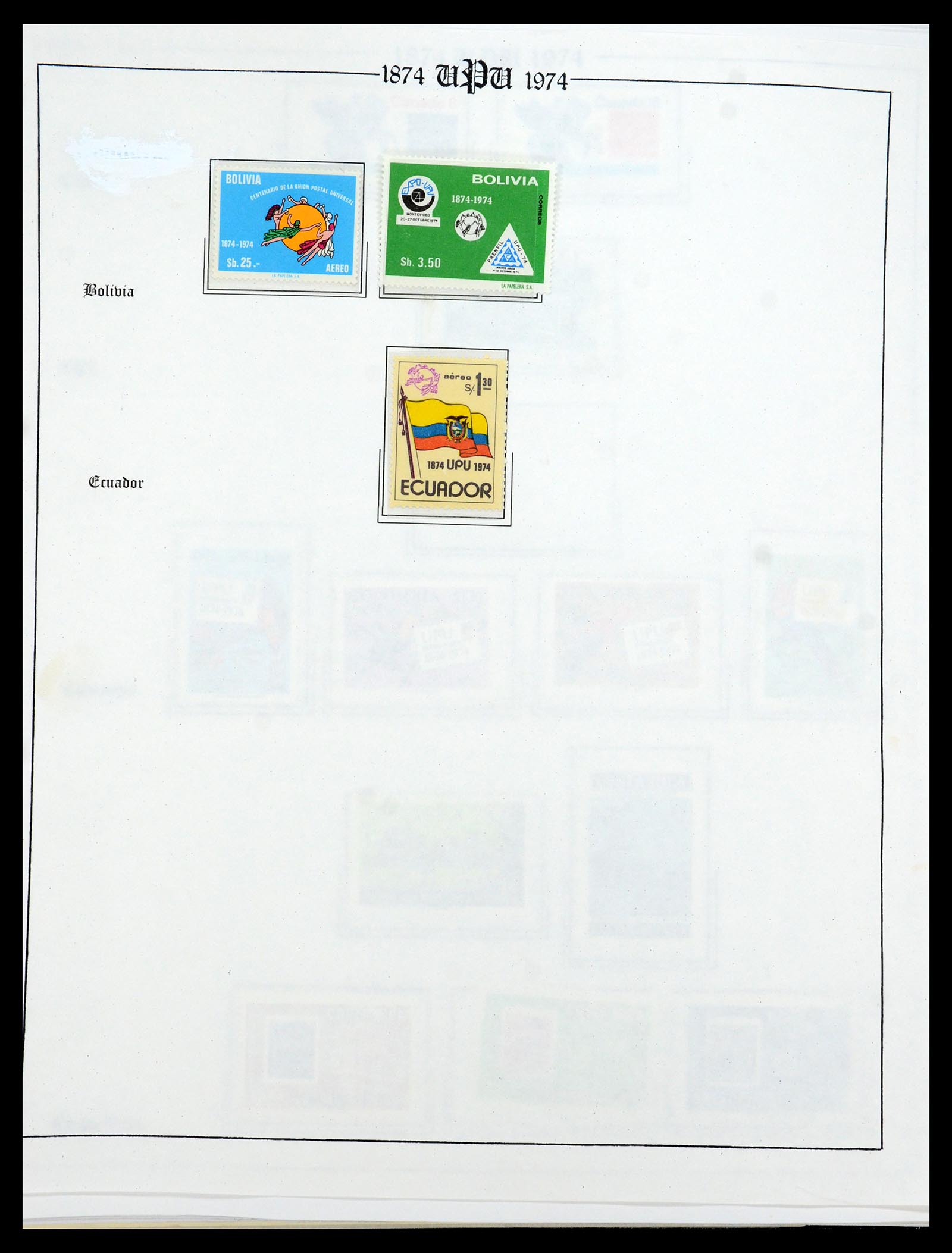 35784 125 - Postzegelverzameling 35784 Motief UPU 1899-1984.