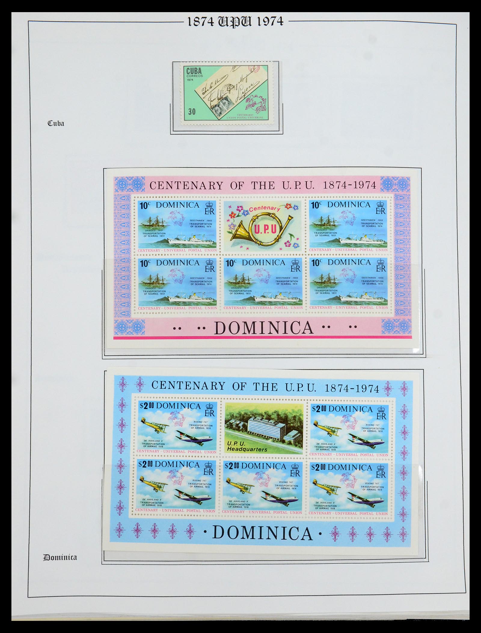 35784 127 - Postzegelverzameling 35784 Motief UPU 1899-1984.