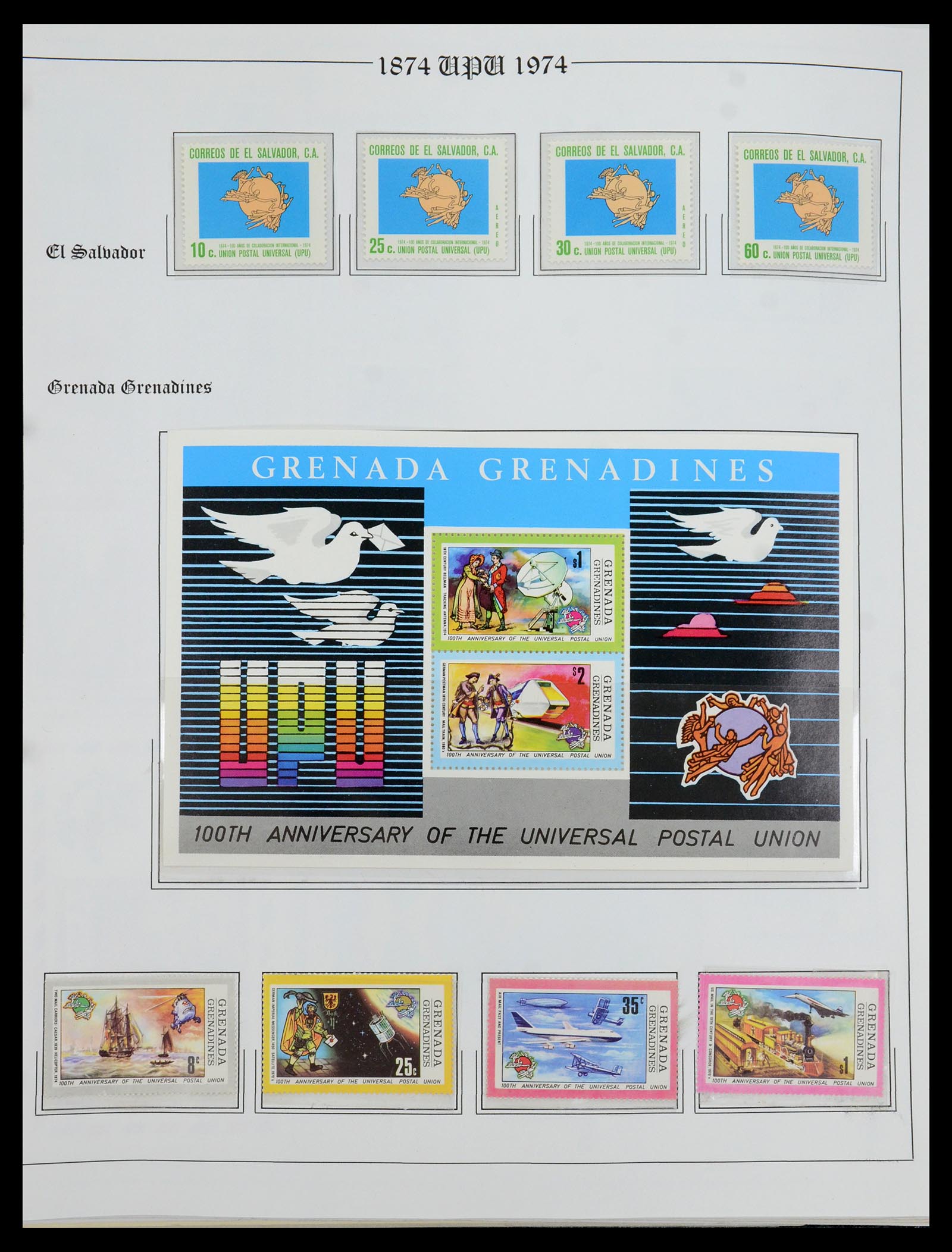 35784 129 - Postzegelverzameling 35784 Motief UPU 1899-1984.