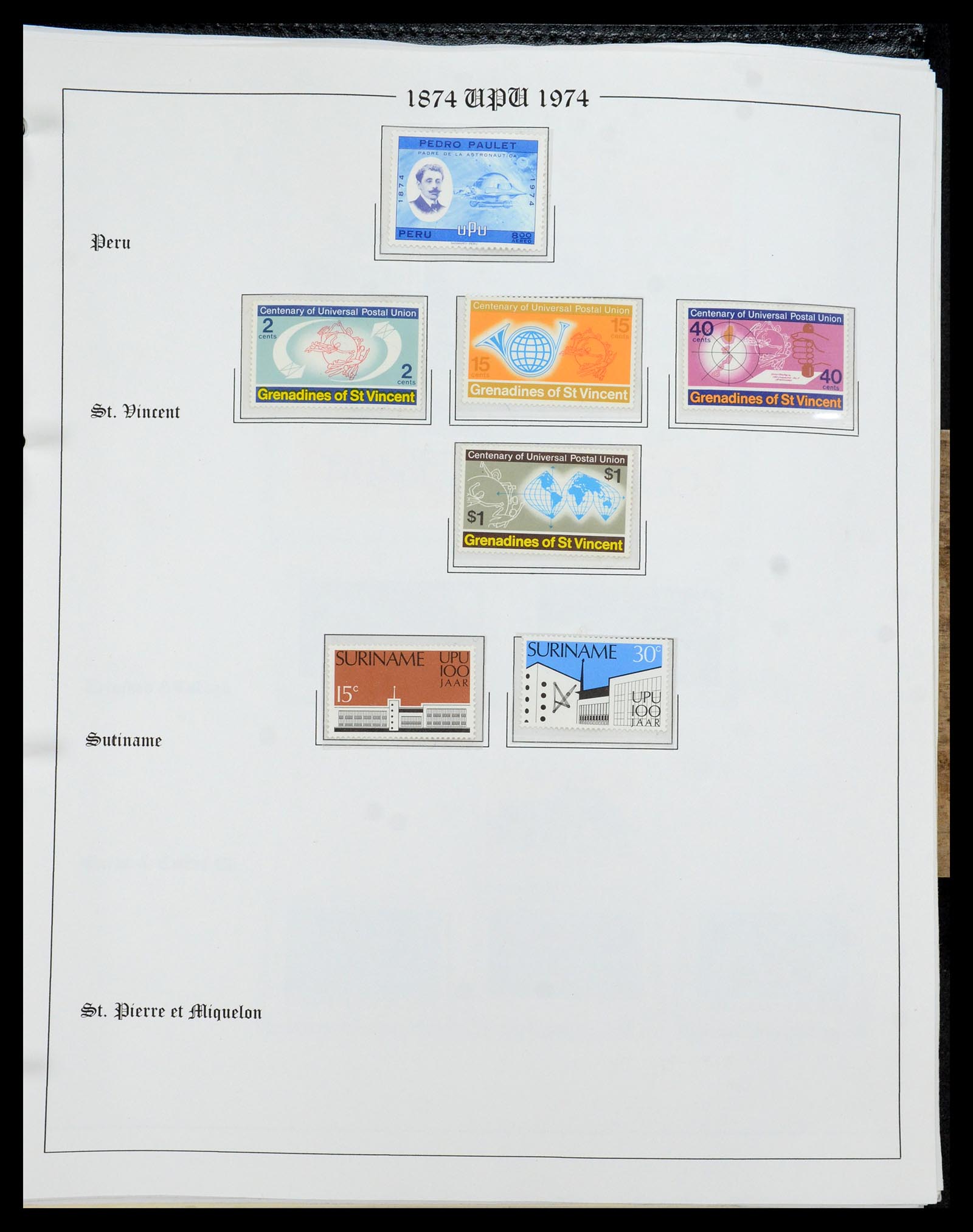 35784 135 - Postzegelverzameling 35784 Motief UPU 1899-1984.