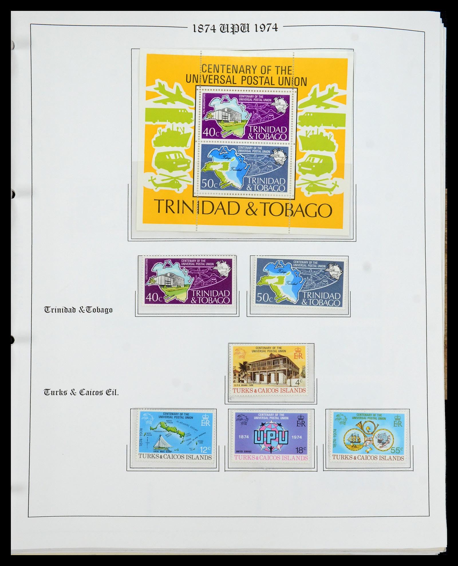 35784 136 - Postzegelverzameling 35784 Motief UPU 1899-1984.