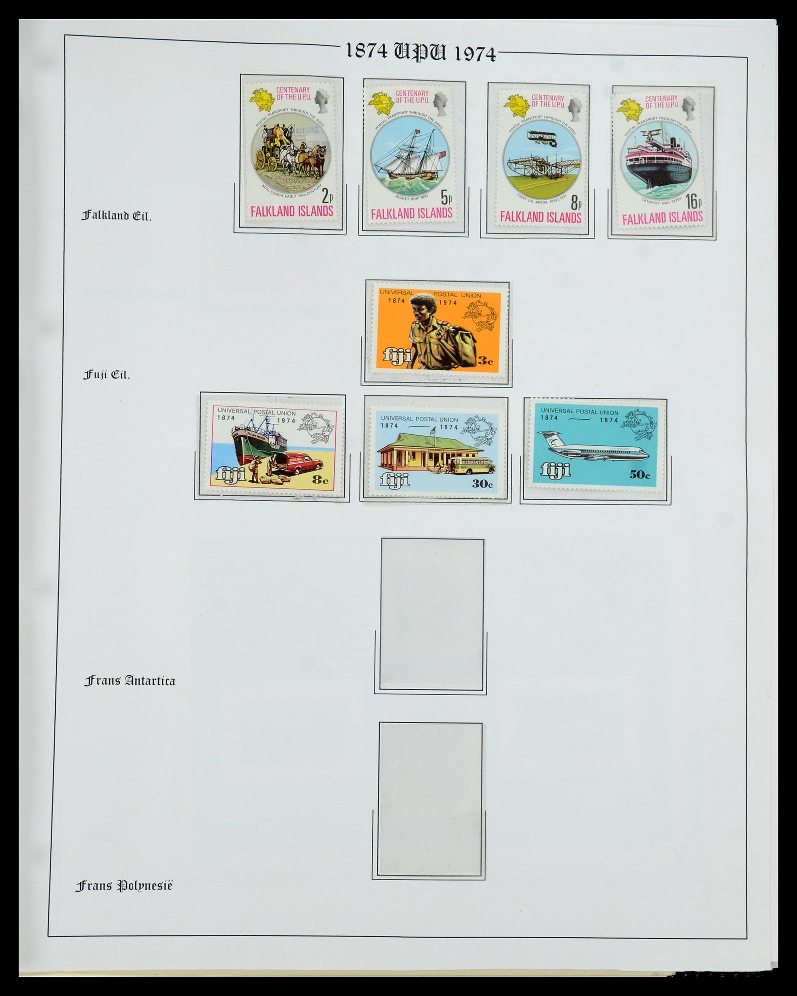 35784 156 - Postzegelverzameling 35784 Motief UPU 1899-1984.