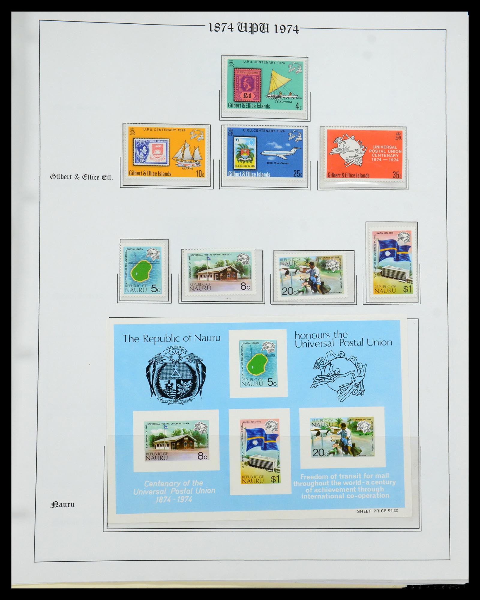 35784 157 - Postzegelverzameling 35784 Motief UPU 1899-1984.