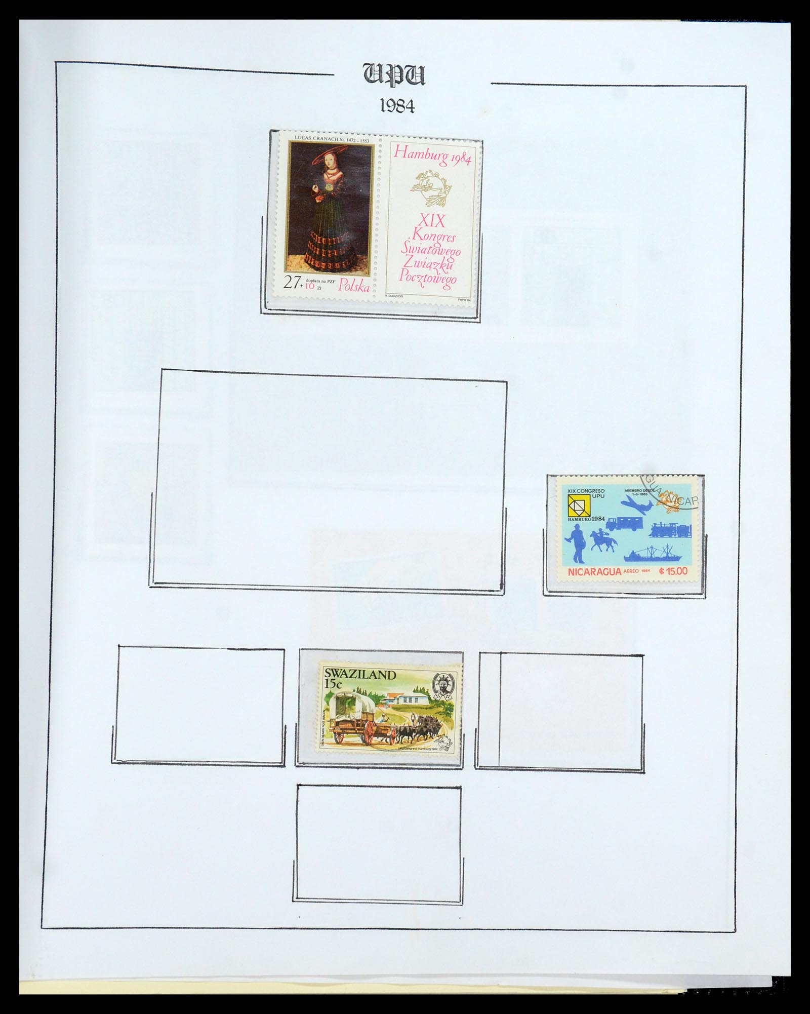 35784 161 - Postzegelverzameling 35784 Motief UPU 1899-1984.