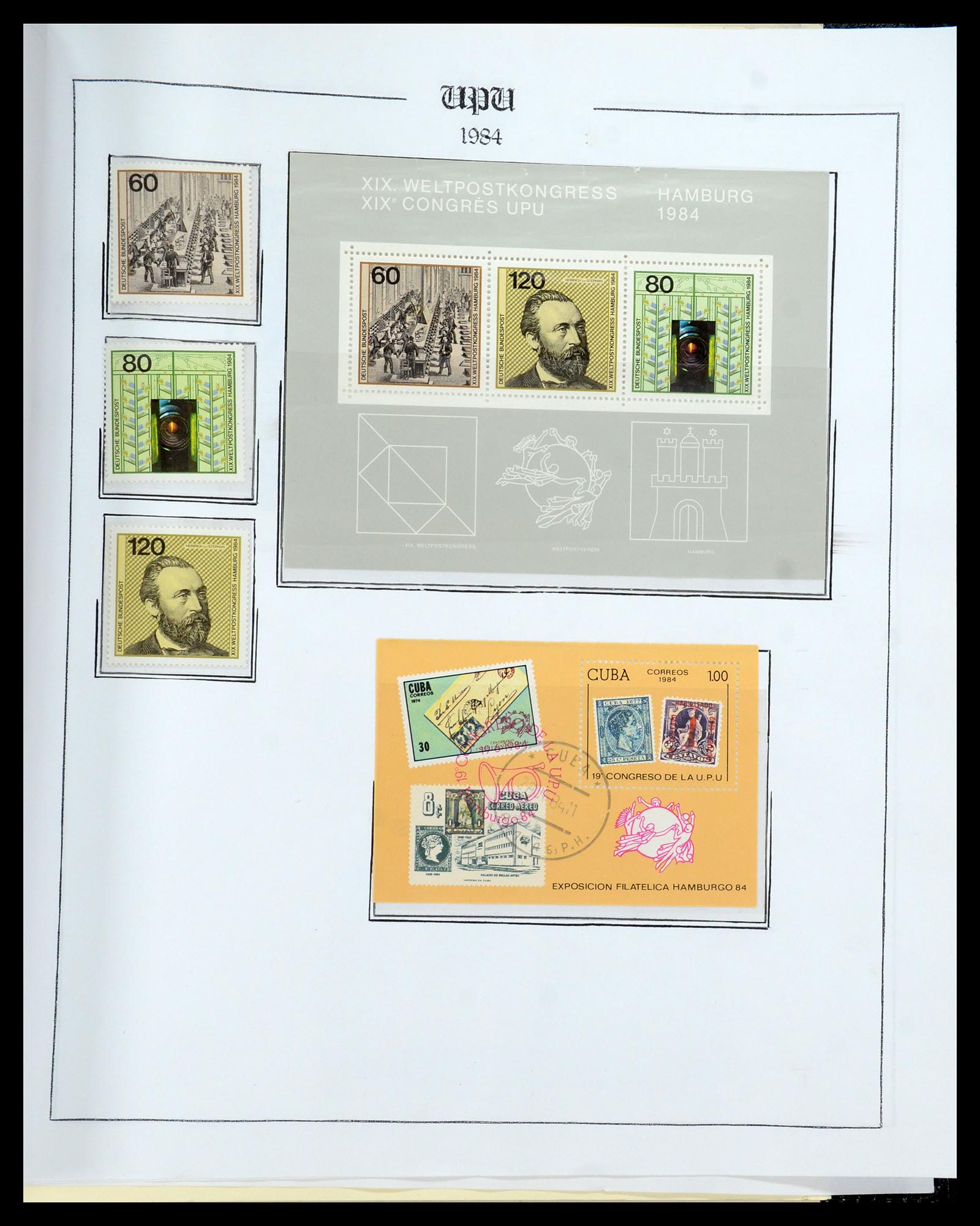 35784 162 - Postzegelverzameling 35784 Motief UPU 1899-1984.
